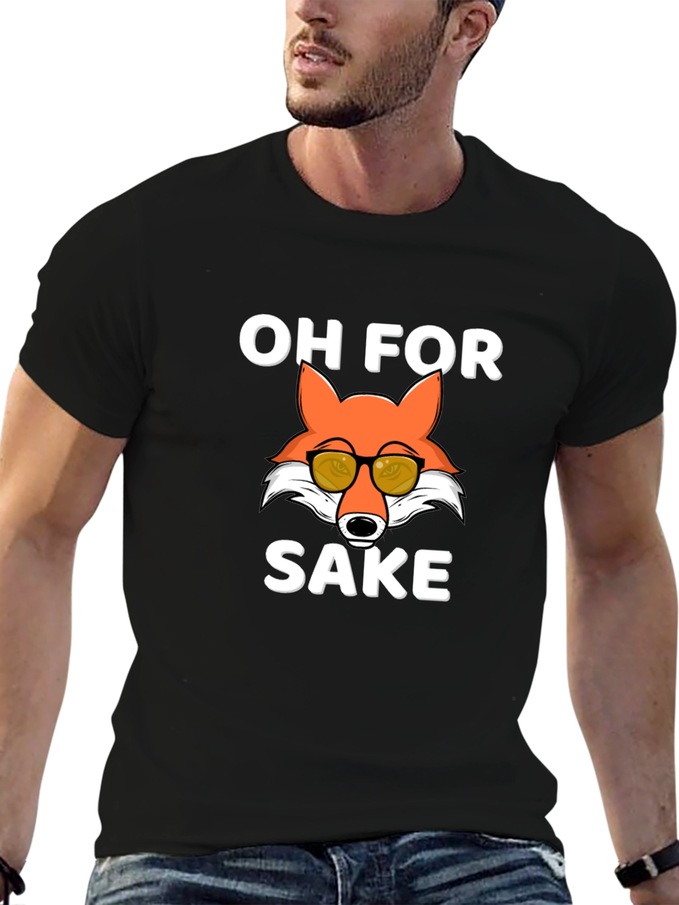 Oh For Fox Sake Funny Graphic Tee