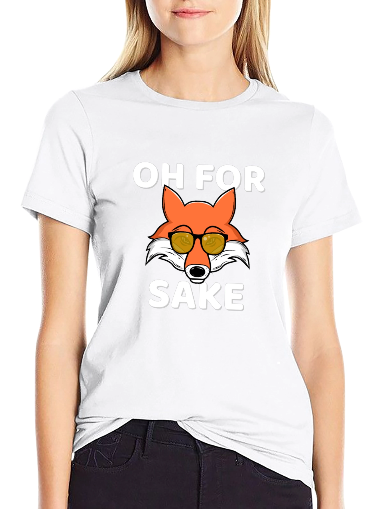 Oh For Fox Sake Funny Graphic Tee