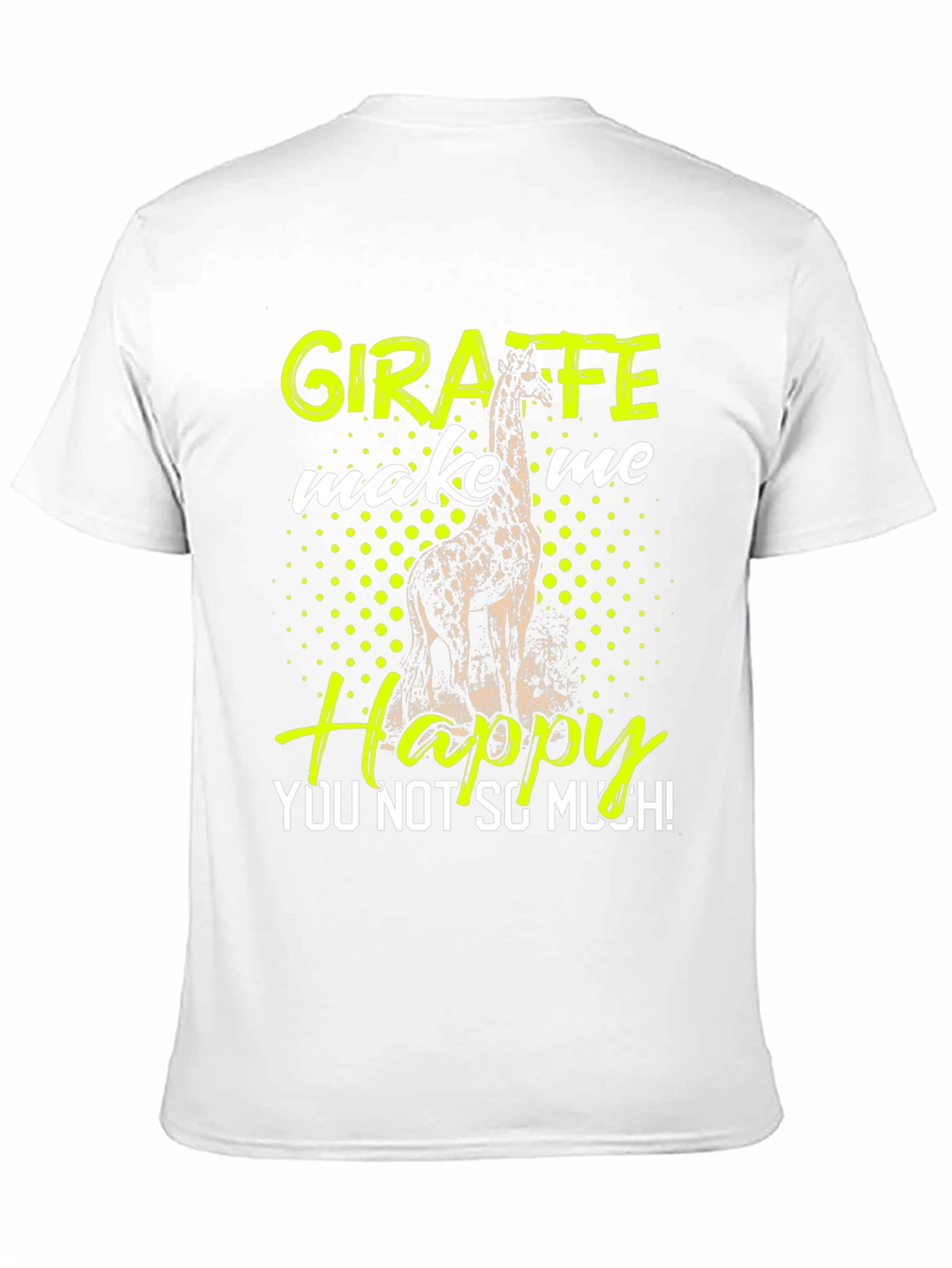Giraffe Make Me Happy Graphic Tee