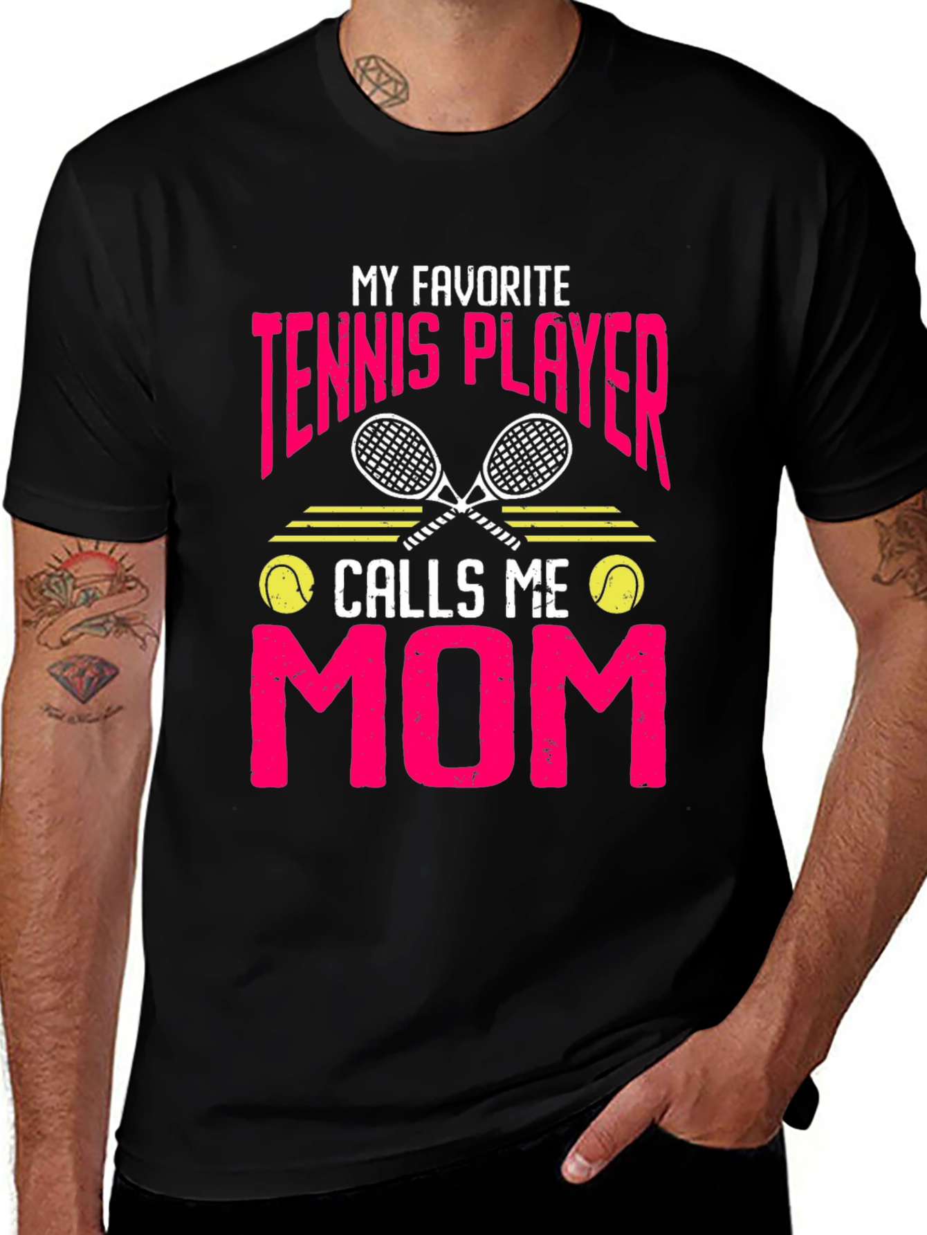 My Favorite Tennis Player Calls Me Mom T-Shirt