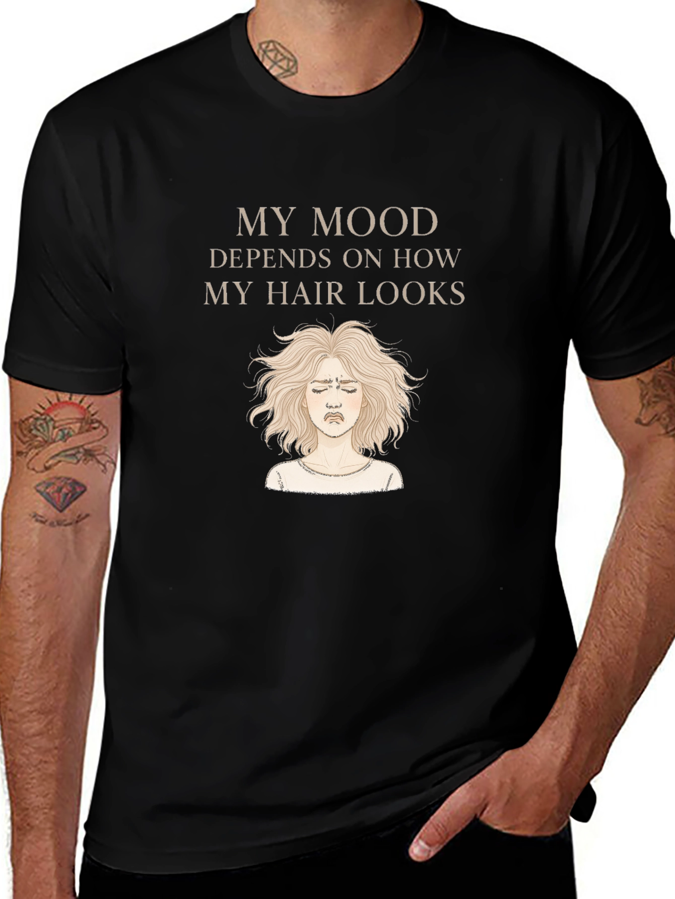 My Mood Hair T-Shirt