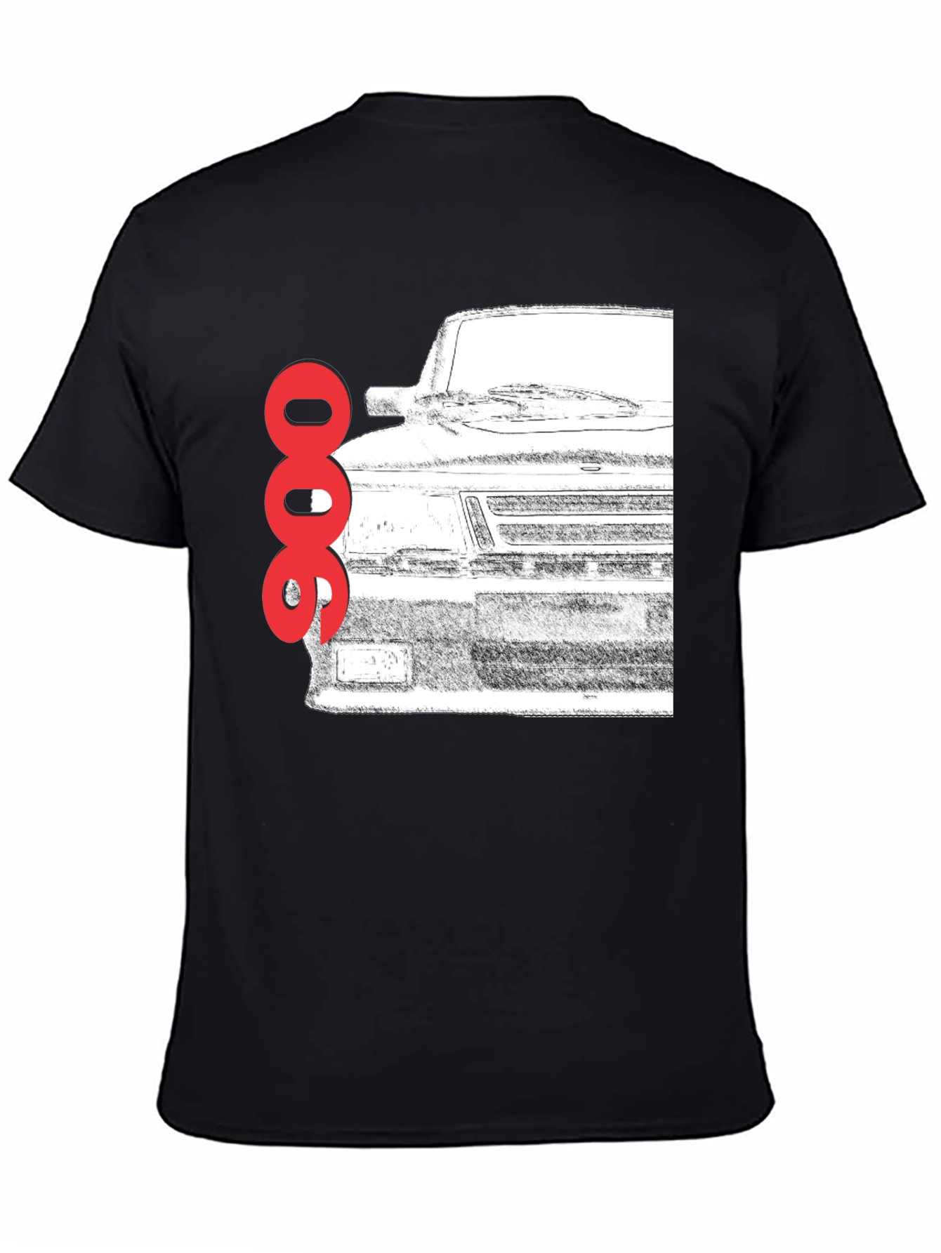 Saab 900 Turbo T-Shirt - Classic Car Graphic Tee