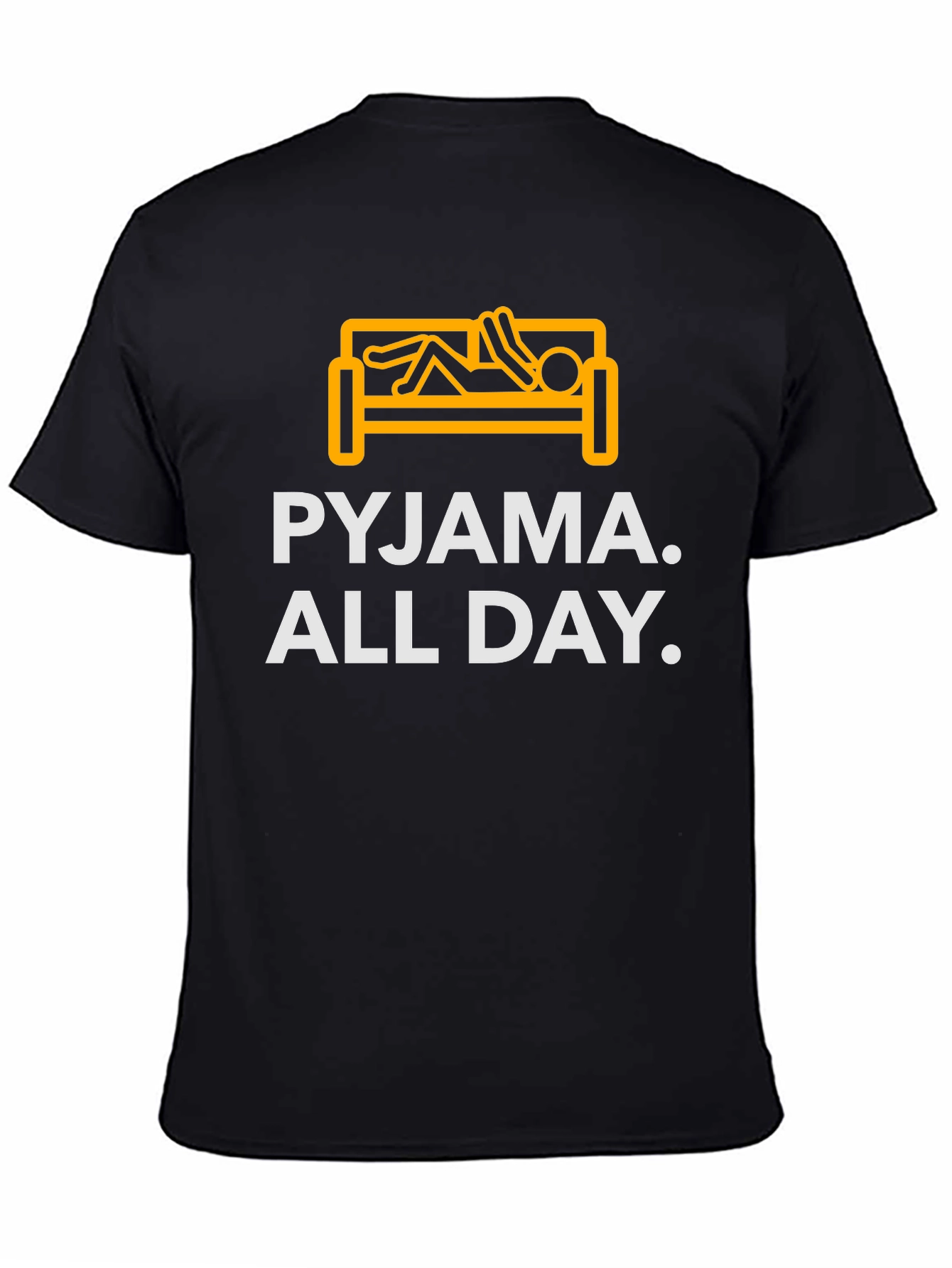 Pyjama All Day Black Graphic T-Shirt