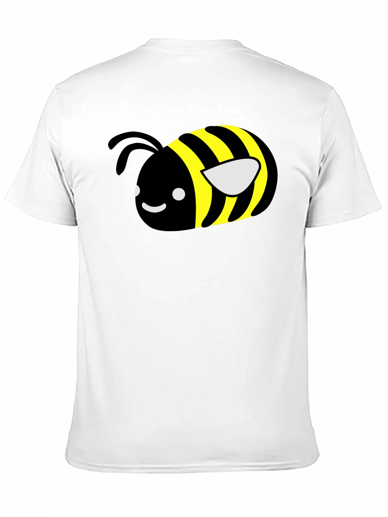 Cute Bee Graphic T-Shirt - Black Unisex Tee