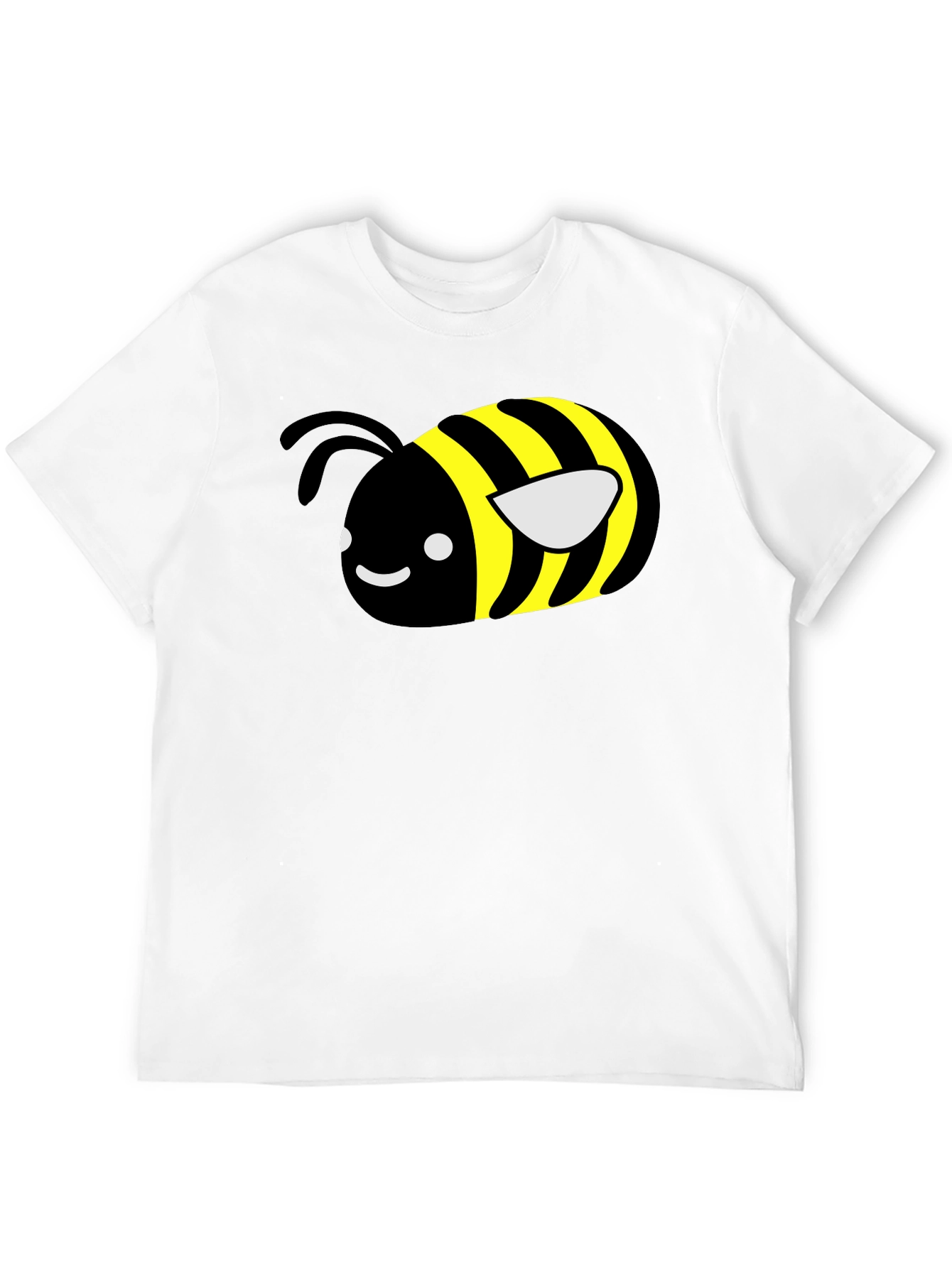 Cute Bee Graphic T-Shirt - Black Unisex Tee