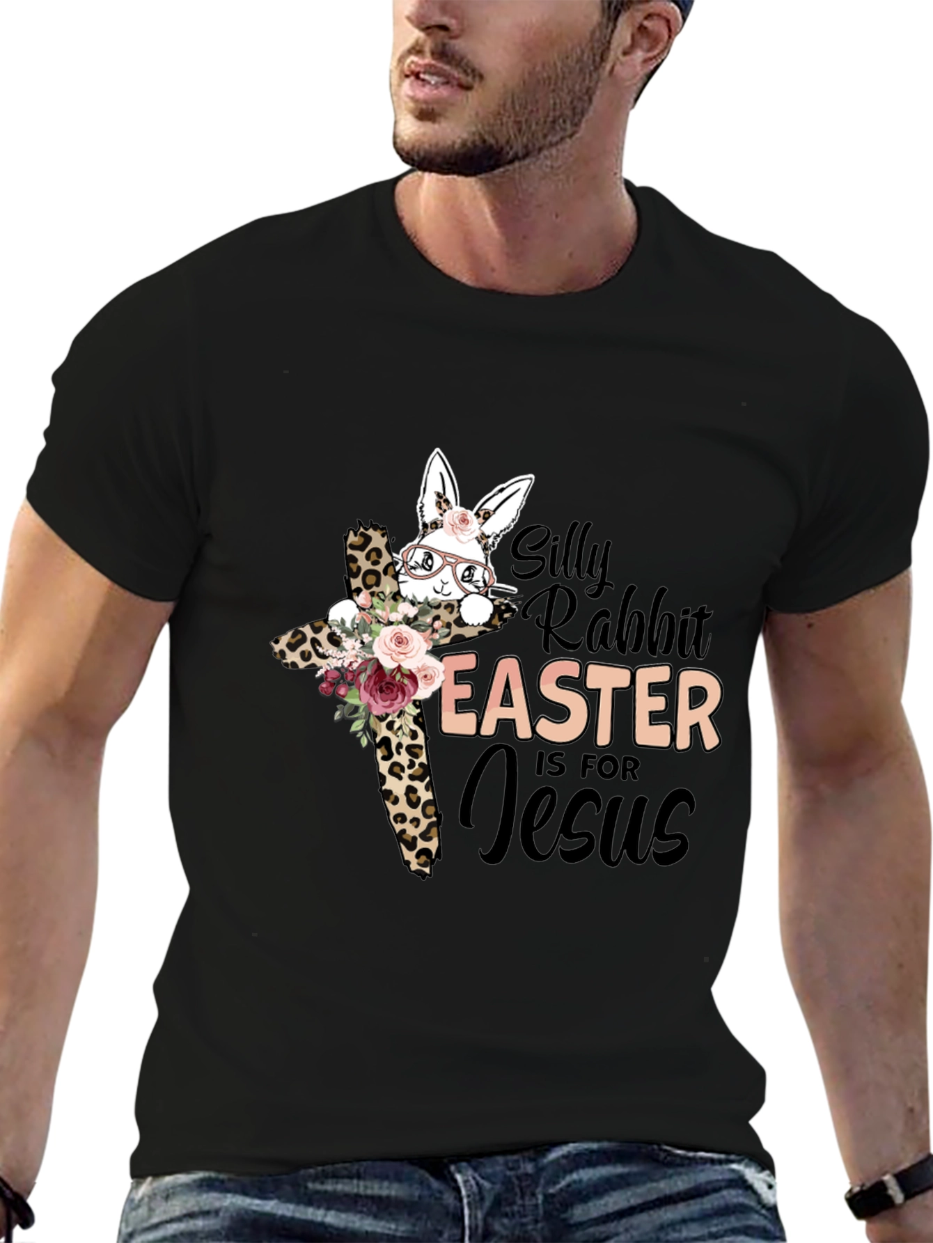 Easter Jesus Silly Rabbit Graphic Tee