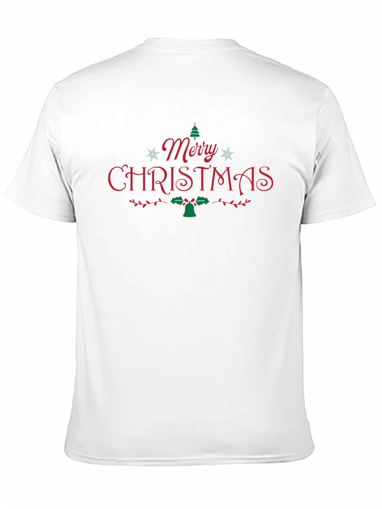 Festive Merry Christmas Graphic Tee - Holiday Apparel