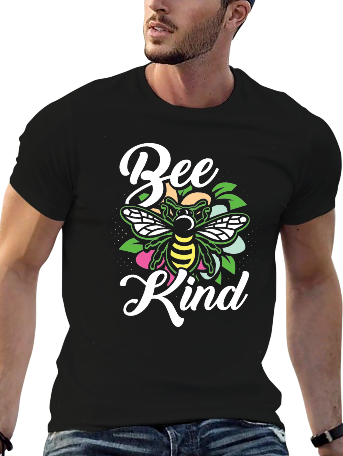 Bee Kind Graphic Tee - Stylish Comfort