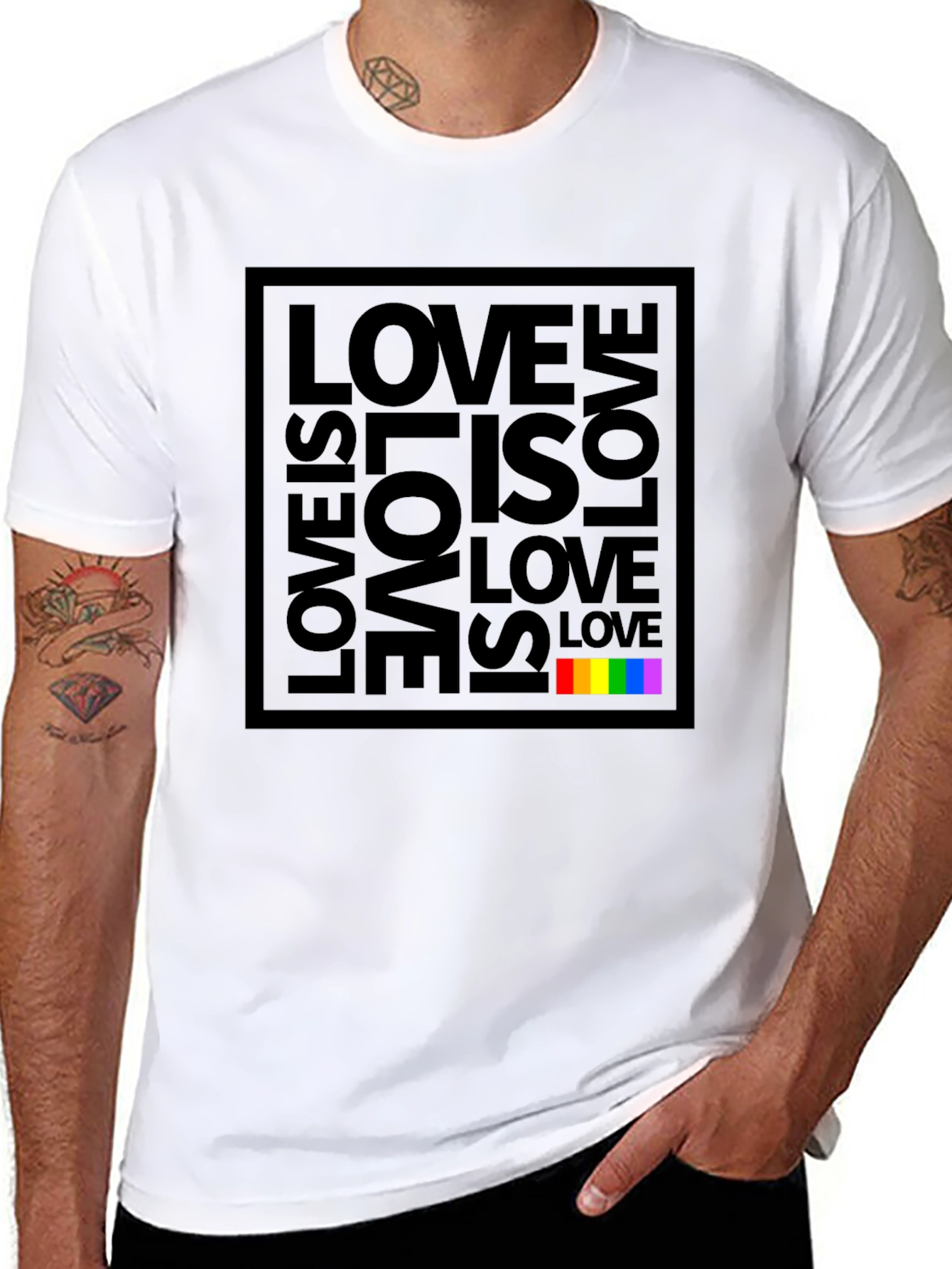 Love is Love Graphic Tee - Pride T-Shirt
