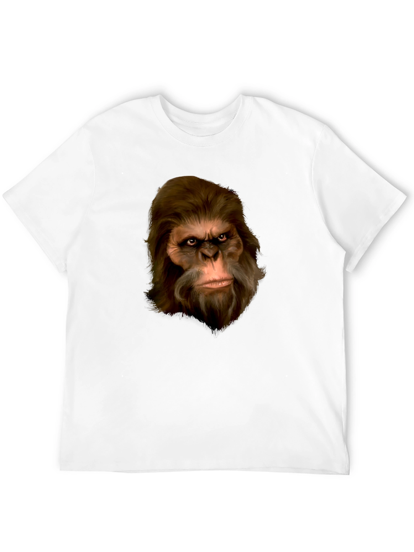 Sasquatch Portrait T-Shirt - Black