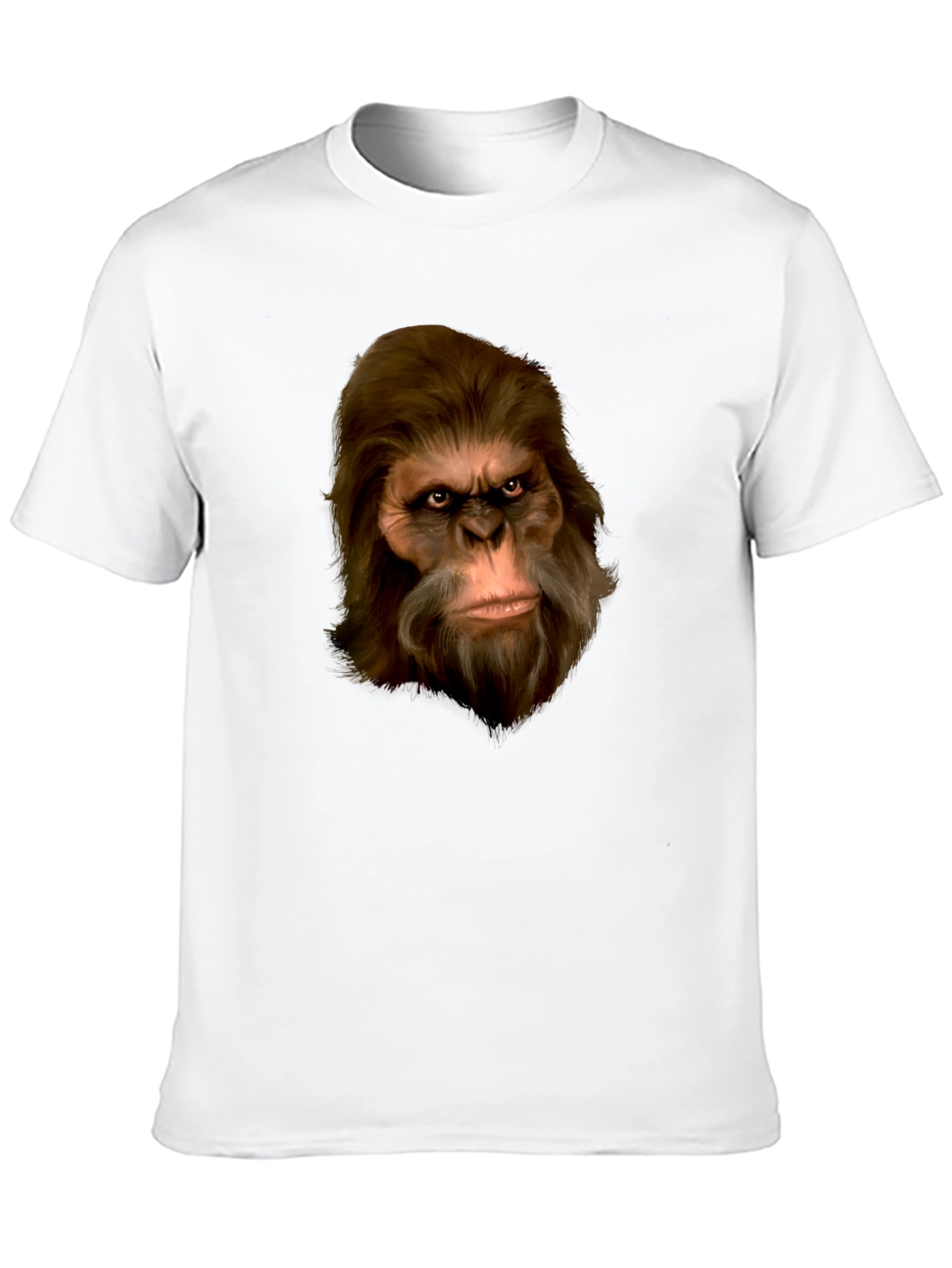 Sasquatch Portrait T-Shirt - Black