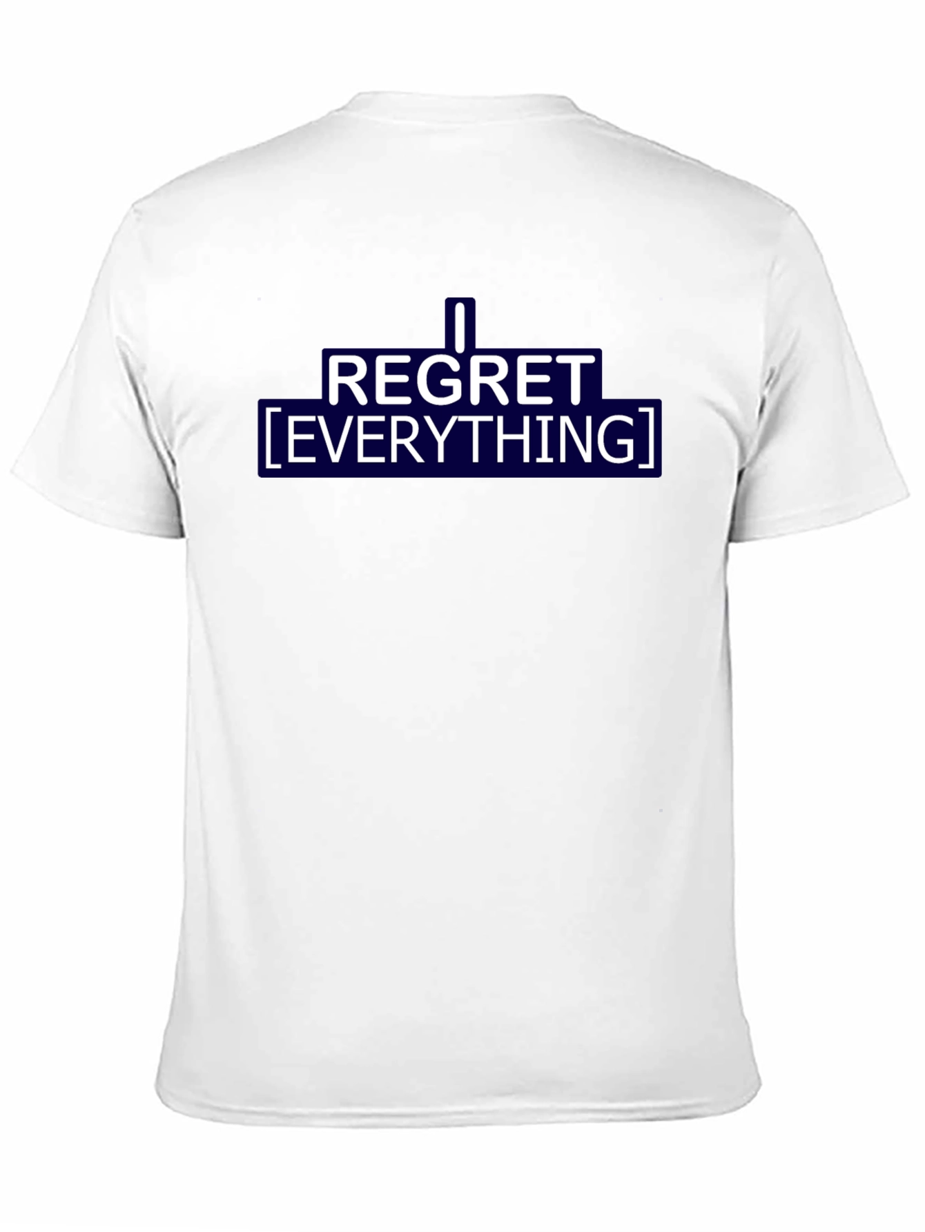 I Regret Everything Graphic Tee - Black