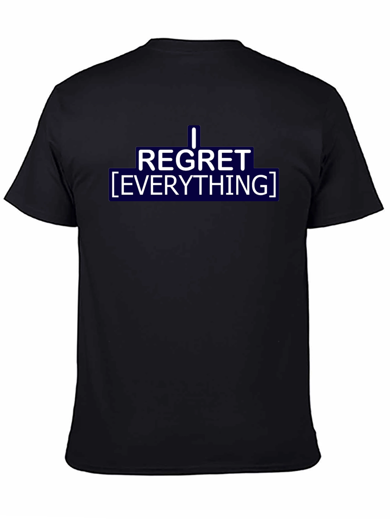 I Regret Everything Graphic Tee - Black