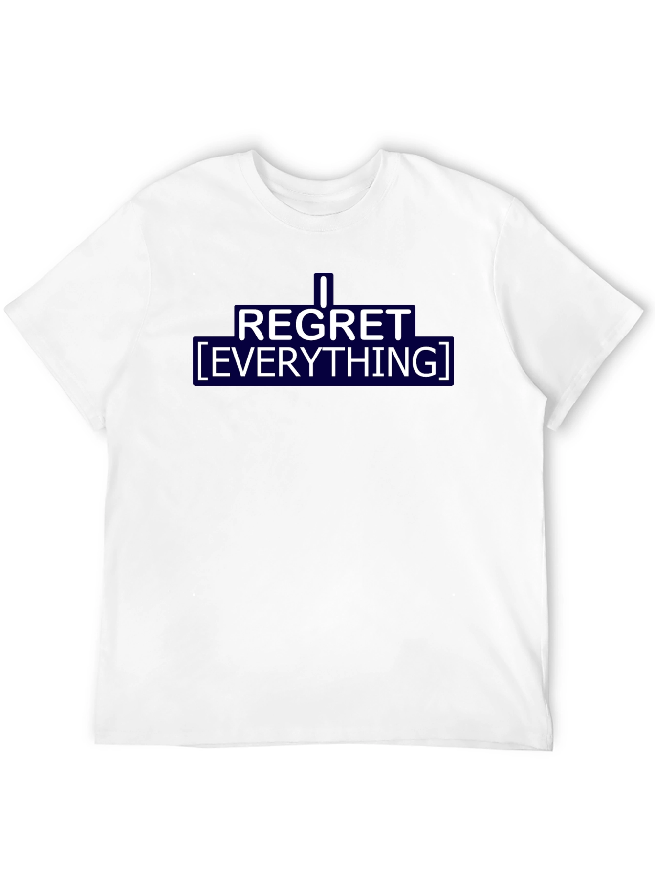 I Regret Everything Graphic Tee - Black