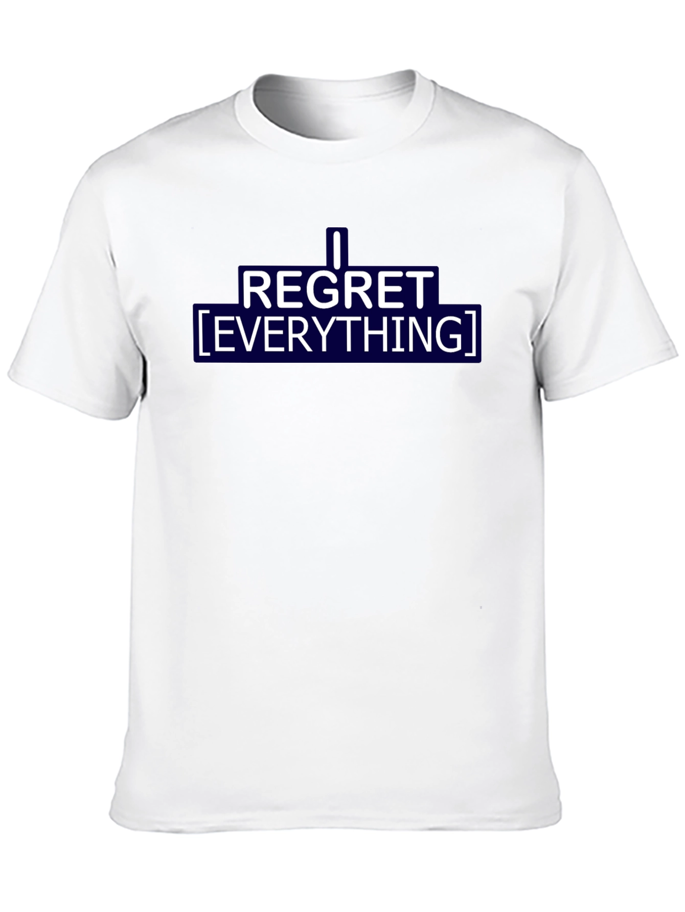 I Regret Everything Graphic Tee - Black