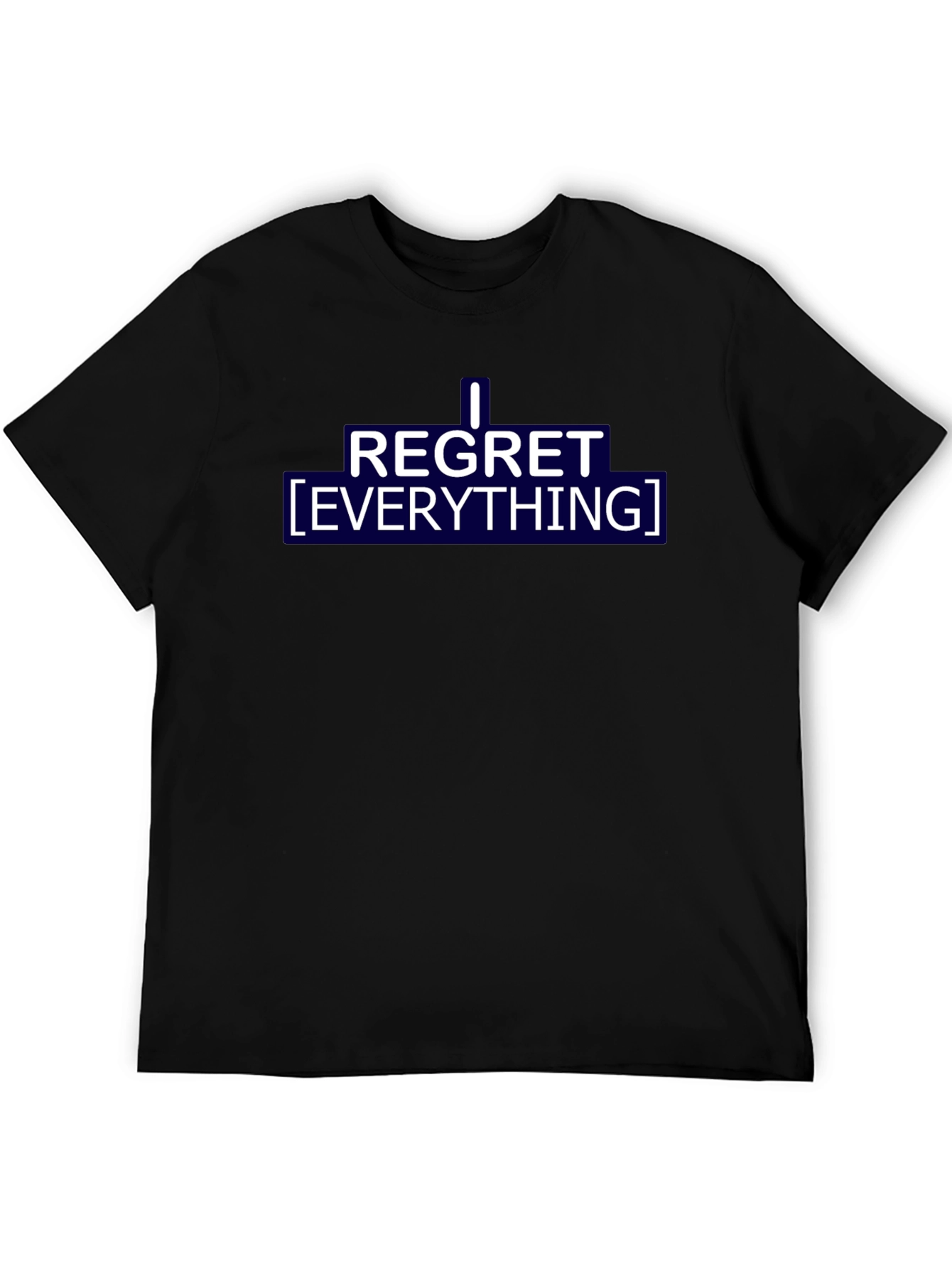 I Regret Everything Graphic Tee - Black