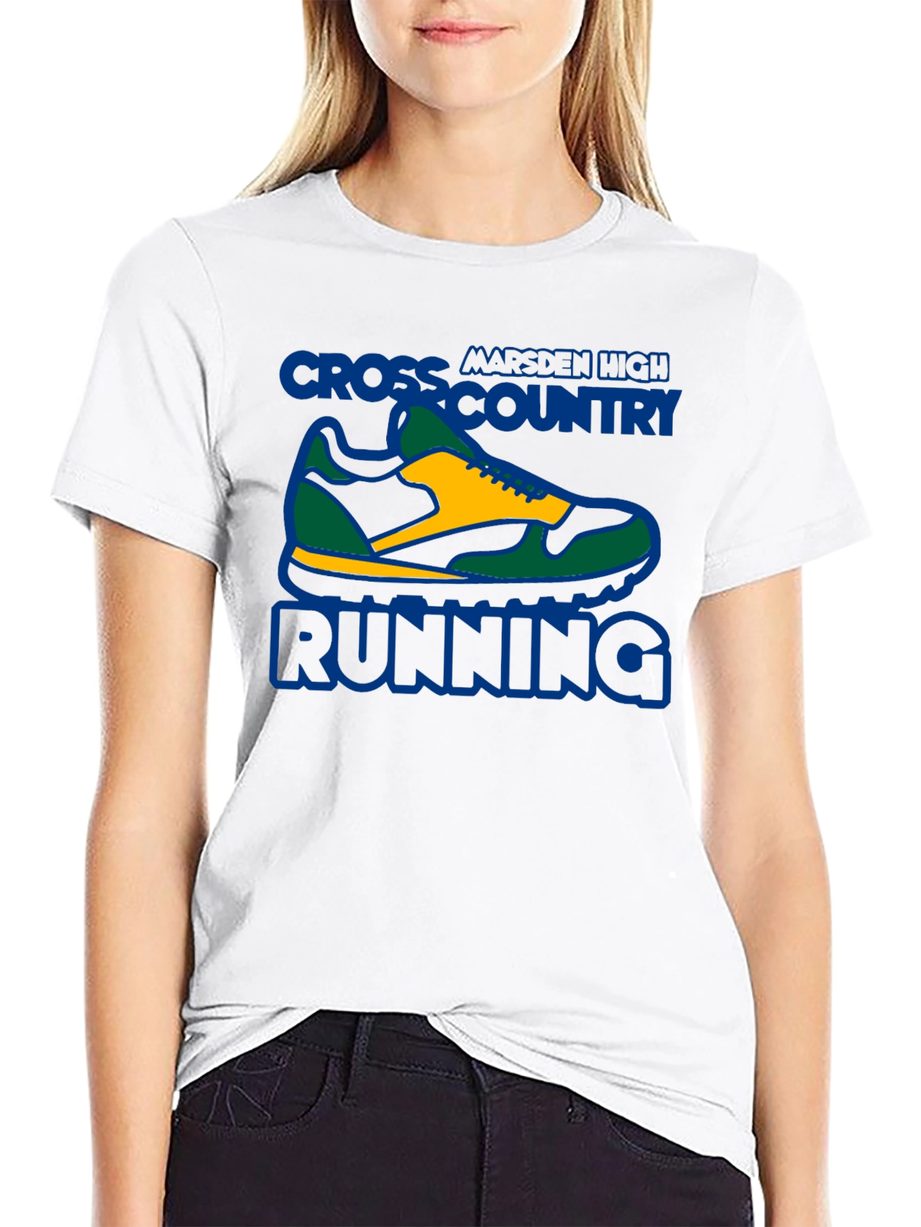 Cross Country Running Shoe T-Shirt