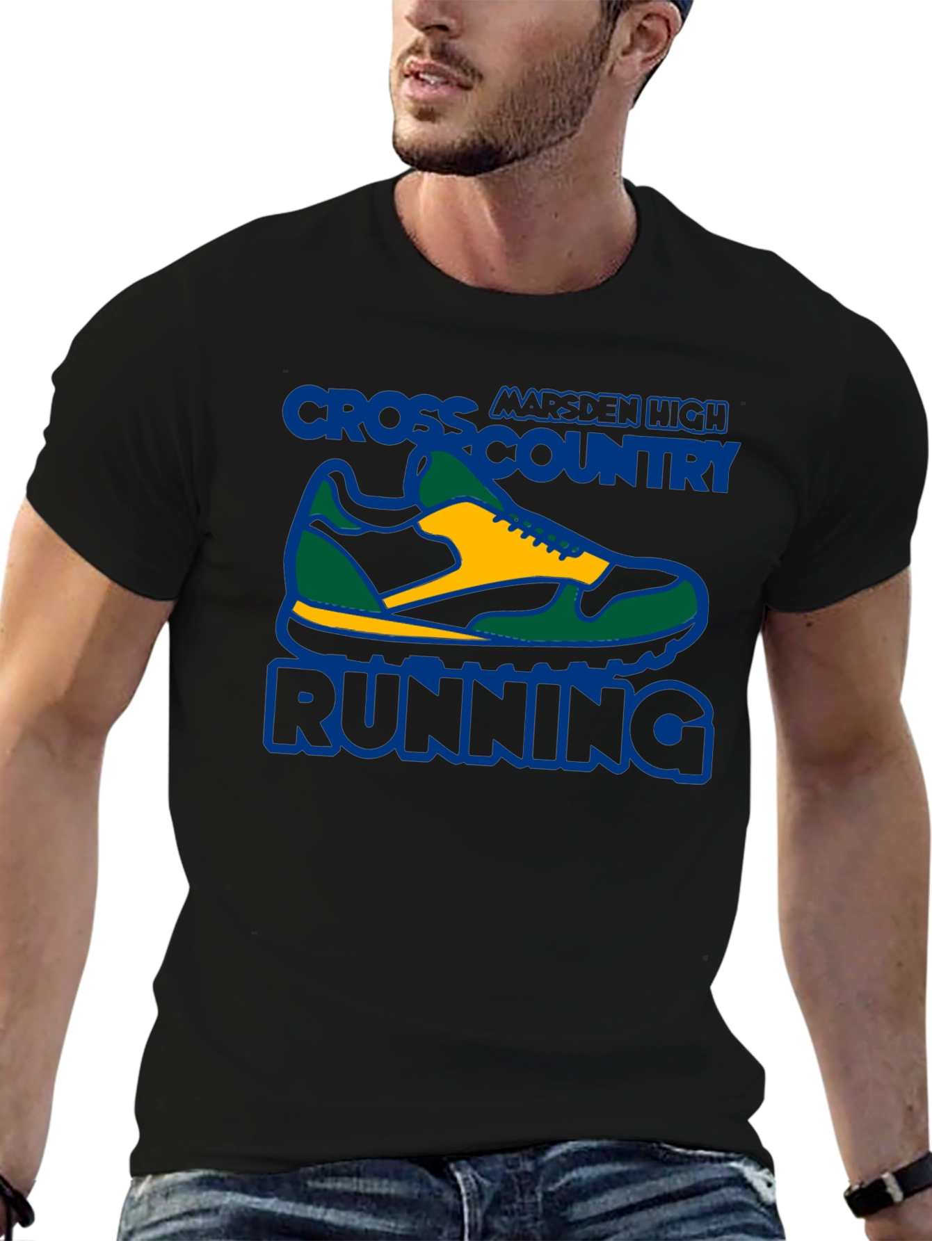 Cross Country Running Shoe T-Shirt