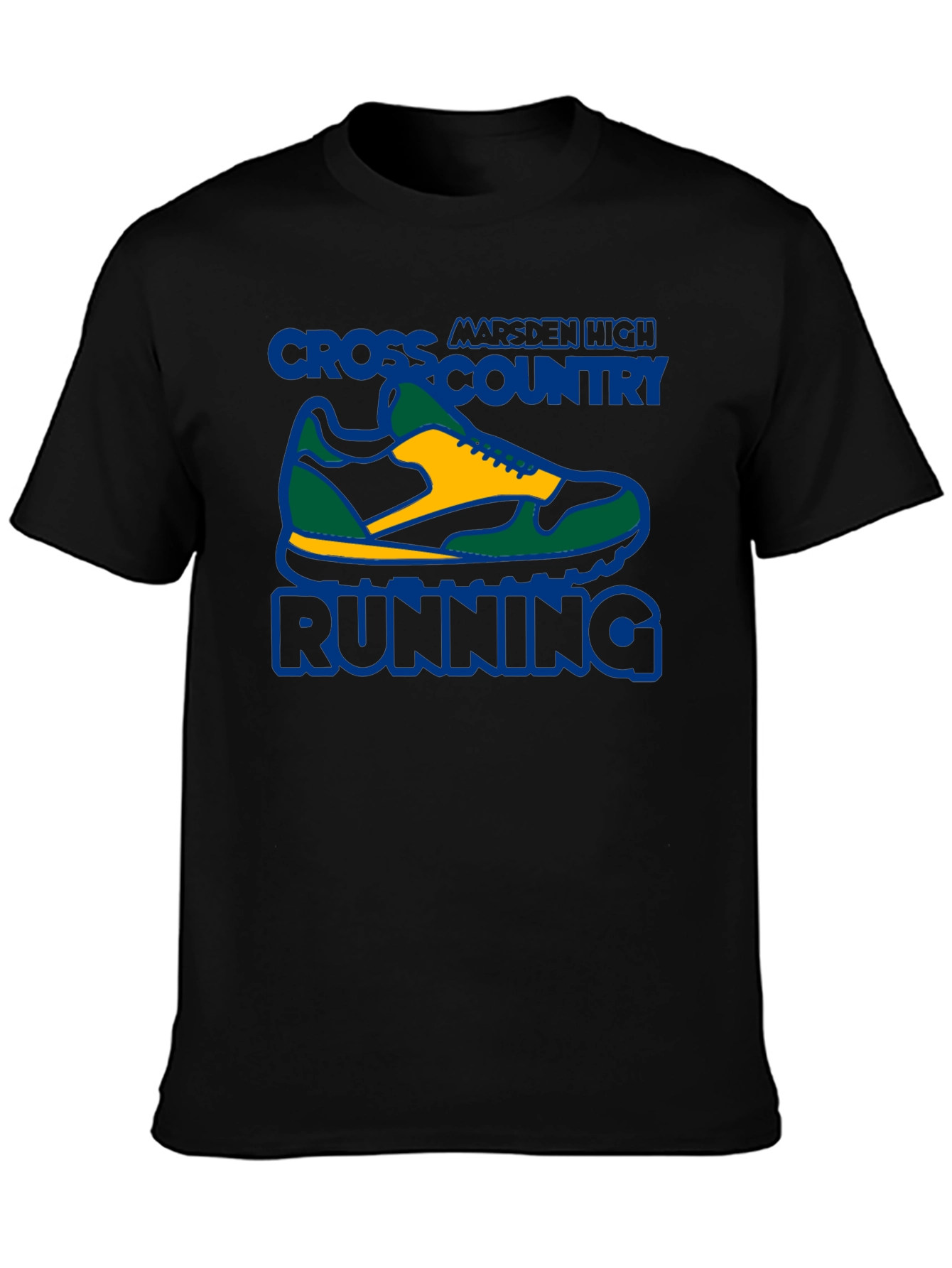 Cross Country Running Shoe T-Shirt