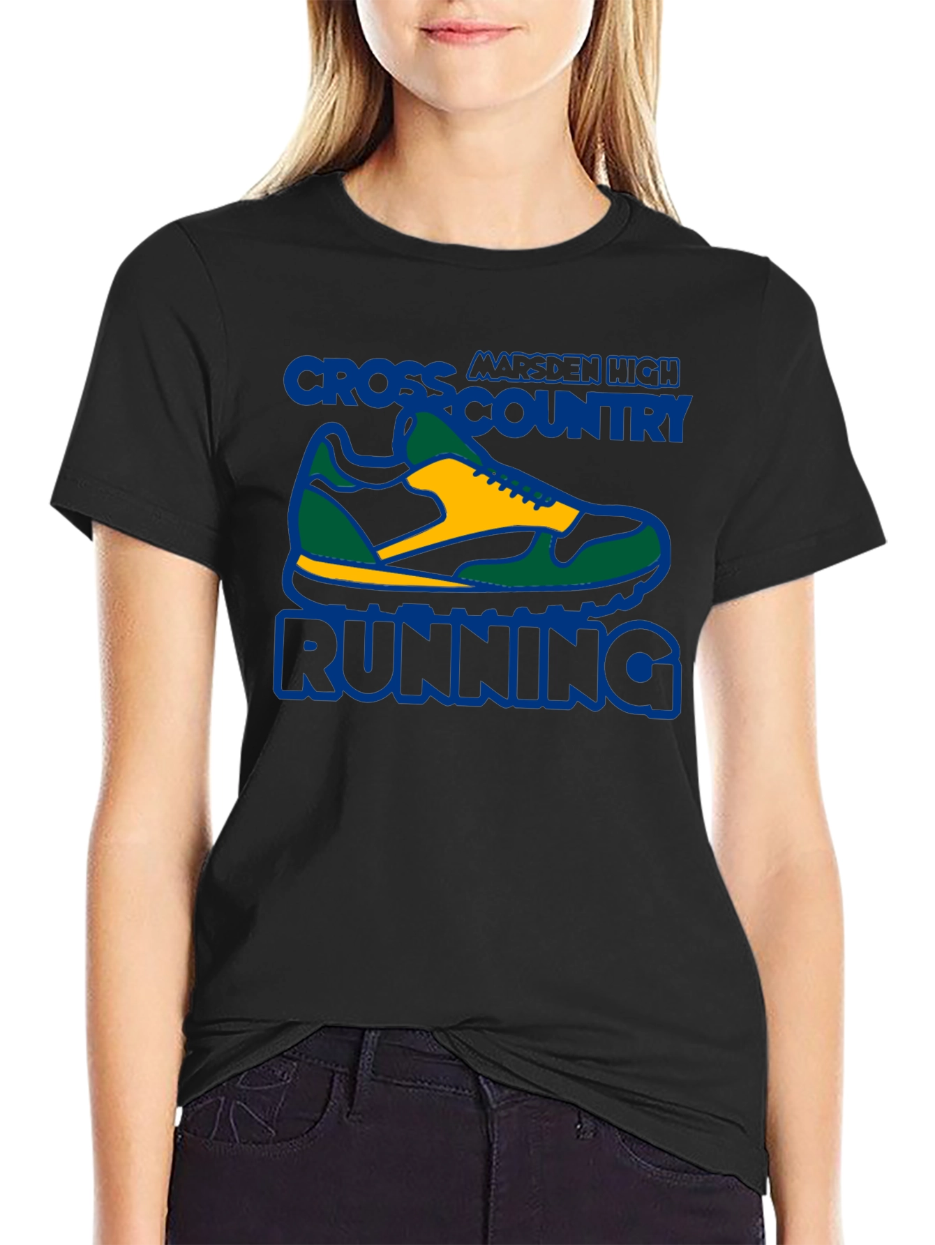 Cross Country Running Shoe T-Shirt