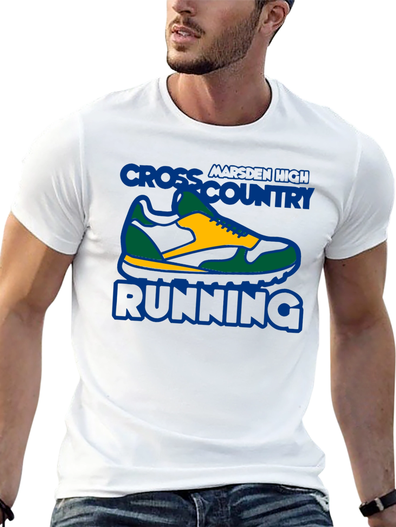 Cross Country Running Shoe T-Shirt