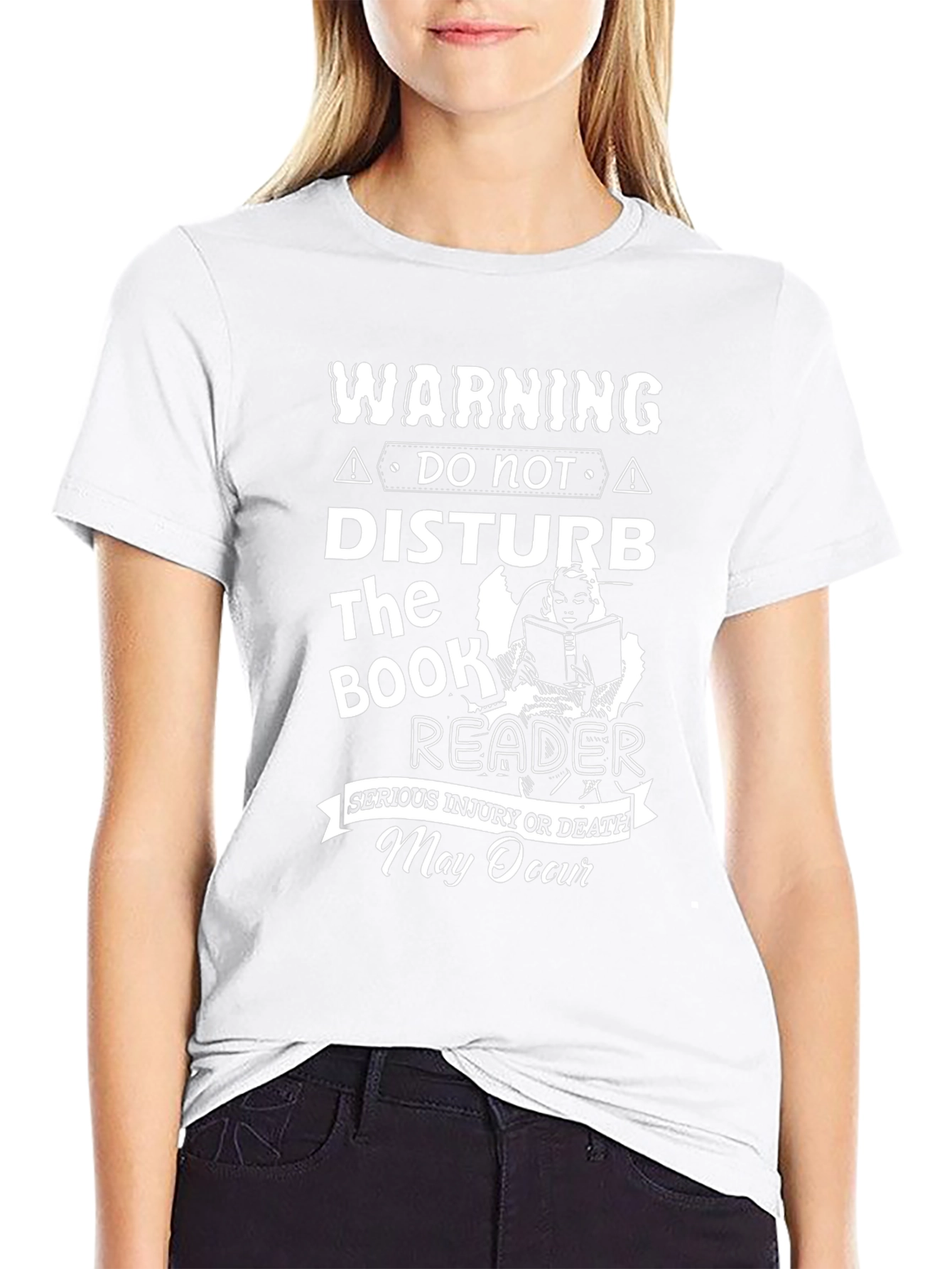 Warning: Do Not Disturb The Book Reader T-Shirt