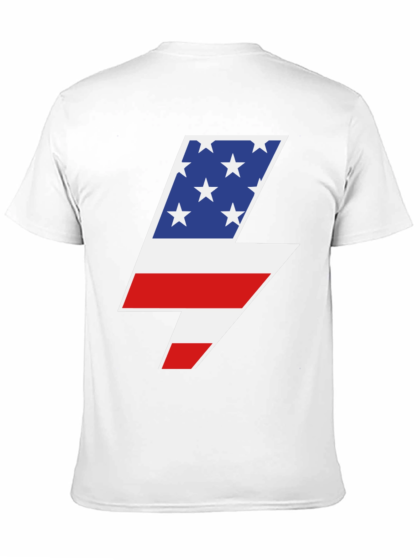 American Flag Lightning Bolt Graphic Tee