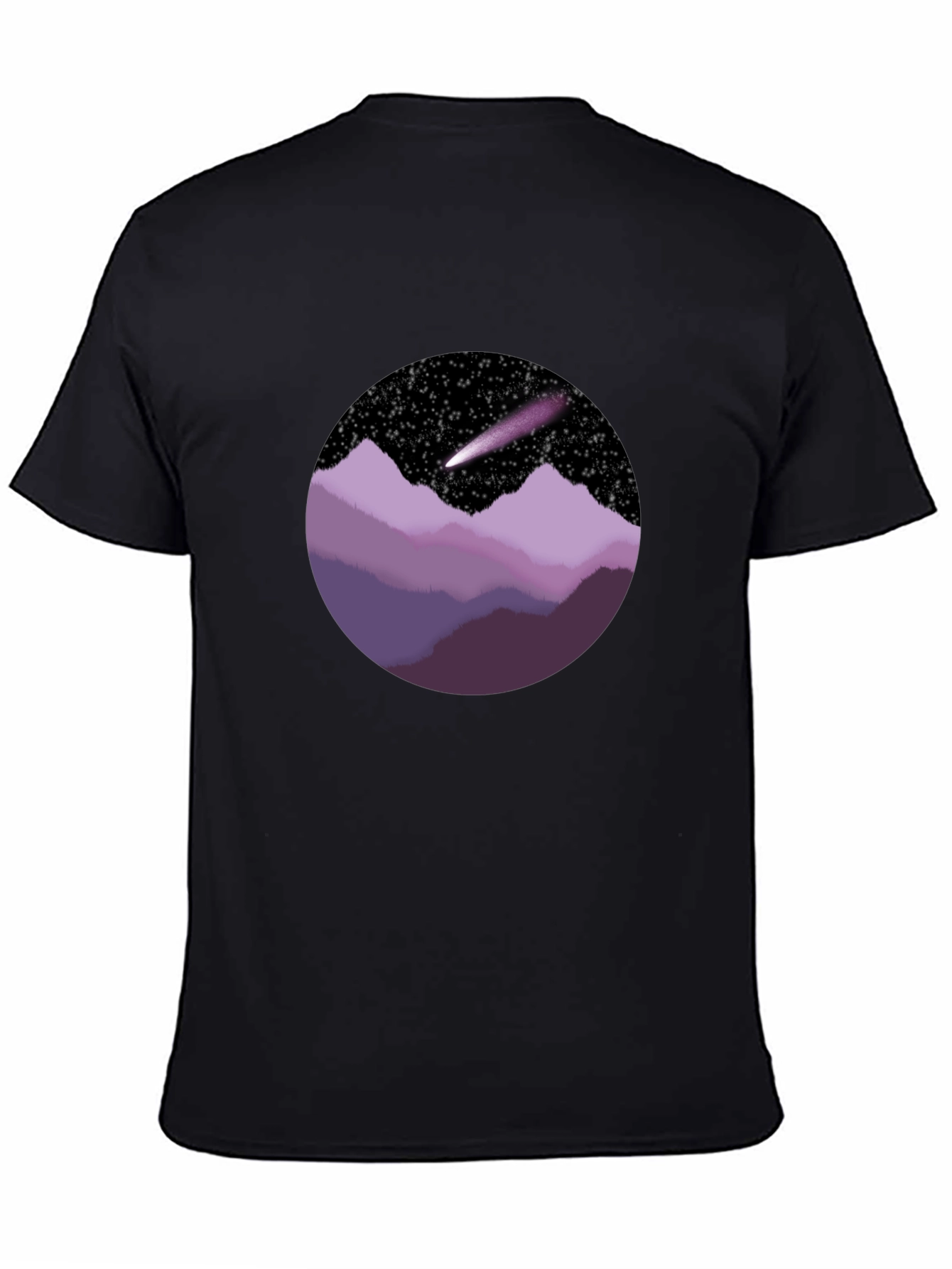 Cosmic Mountain Tee - Unique Graphic T-Shirt