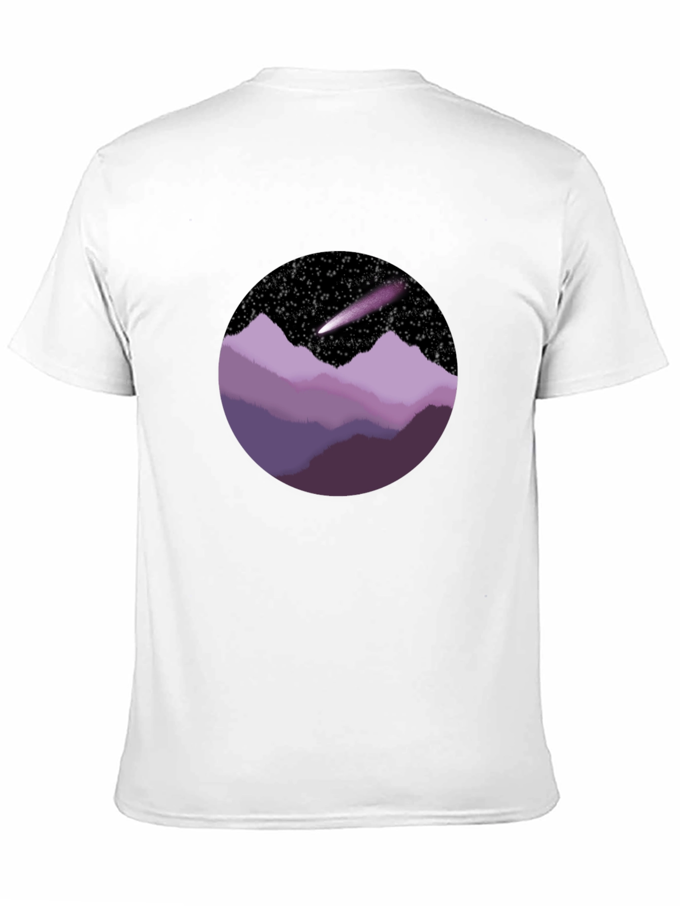 Cosmic Mountain Tee - Unique Graphic T-Shirt