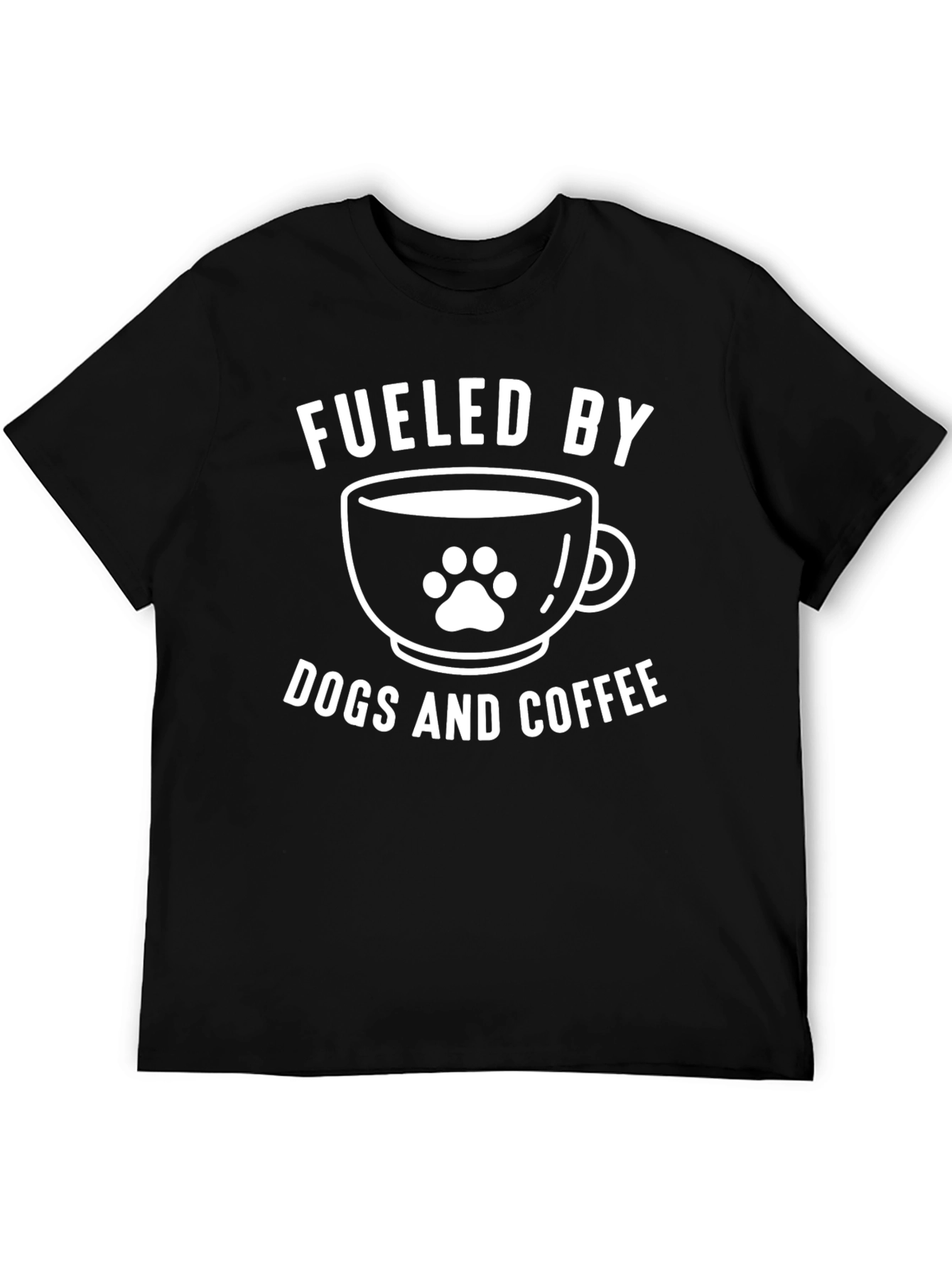 Fueled by Dogs and Coffee Graphic Tee