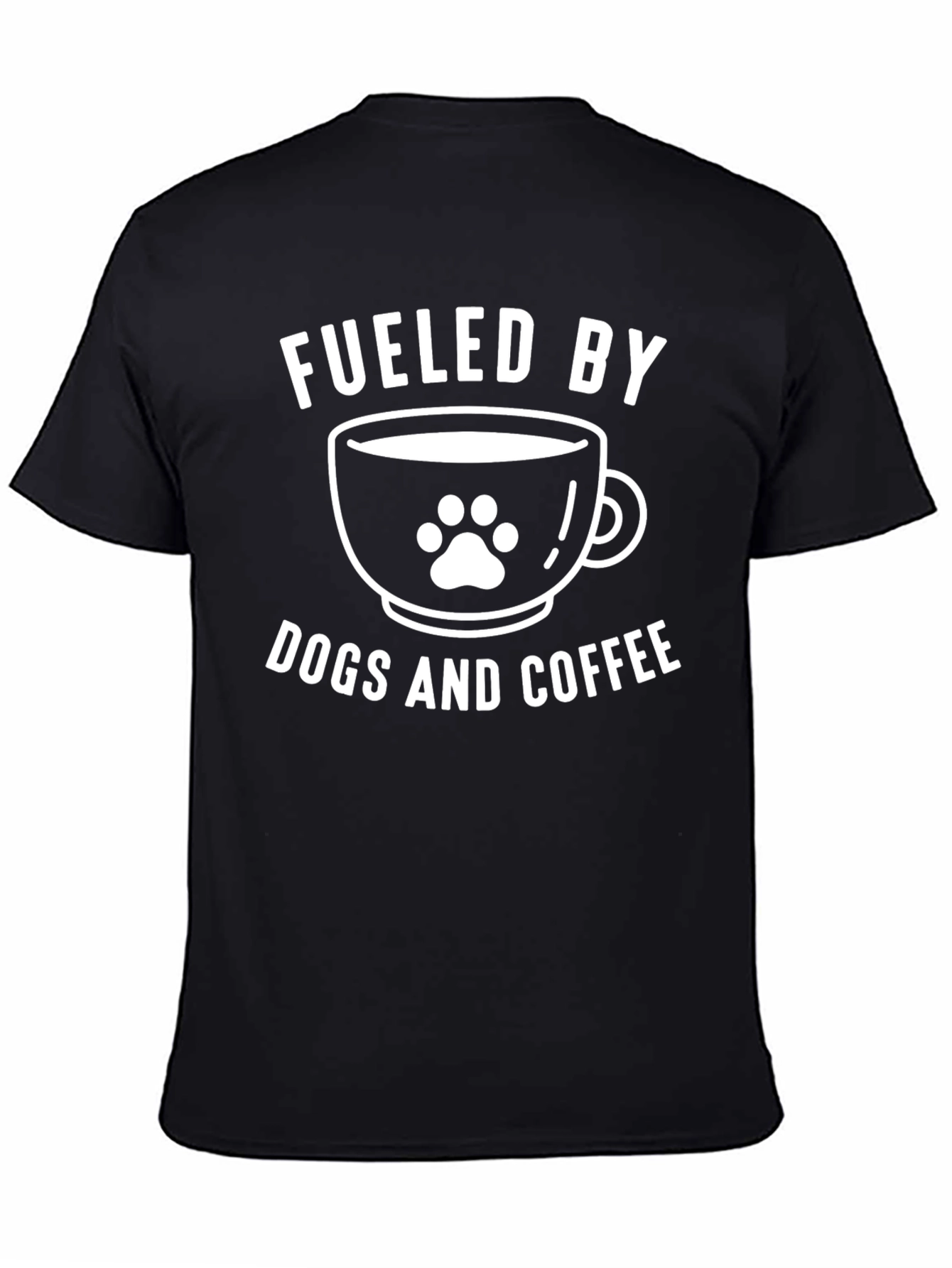 Fueled by Dogs and Coffee Graphic Tee