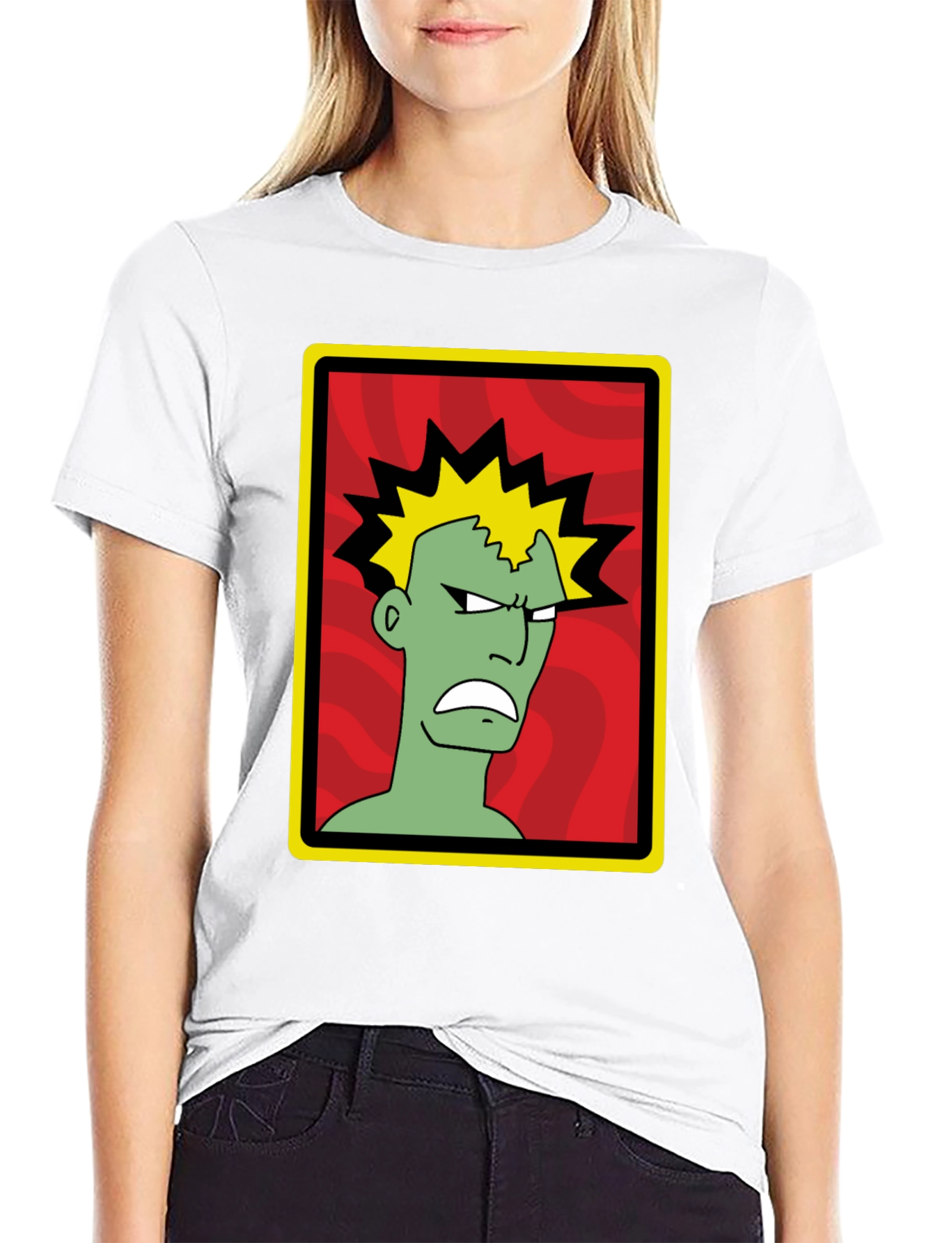 Ren and Stimpy Ren T-Shirt - Black