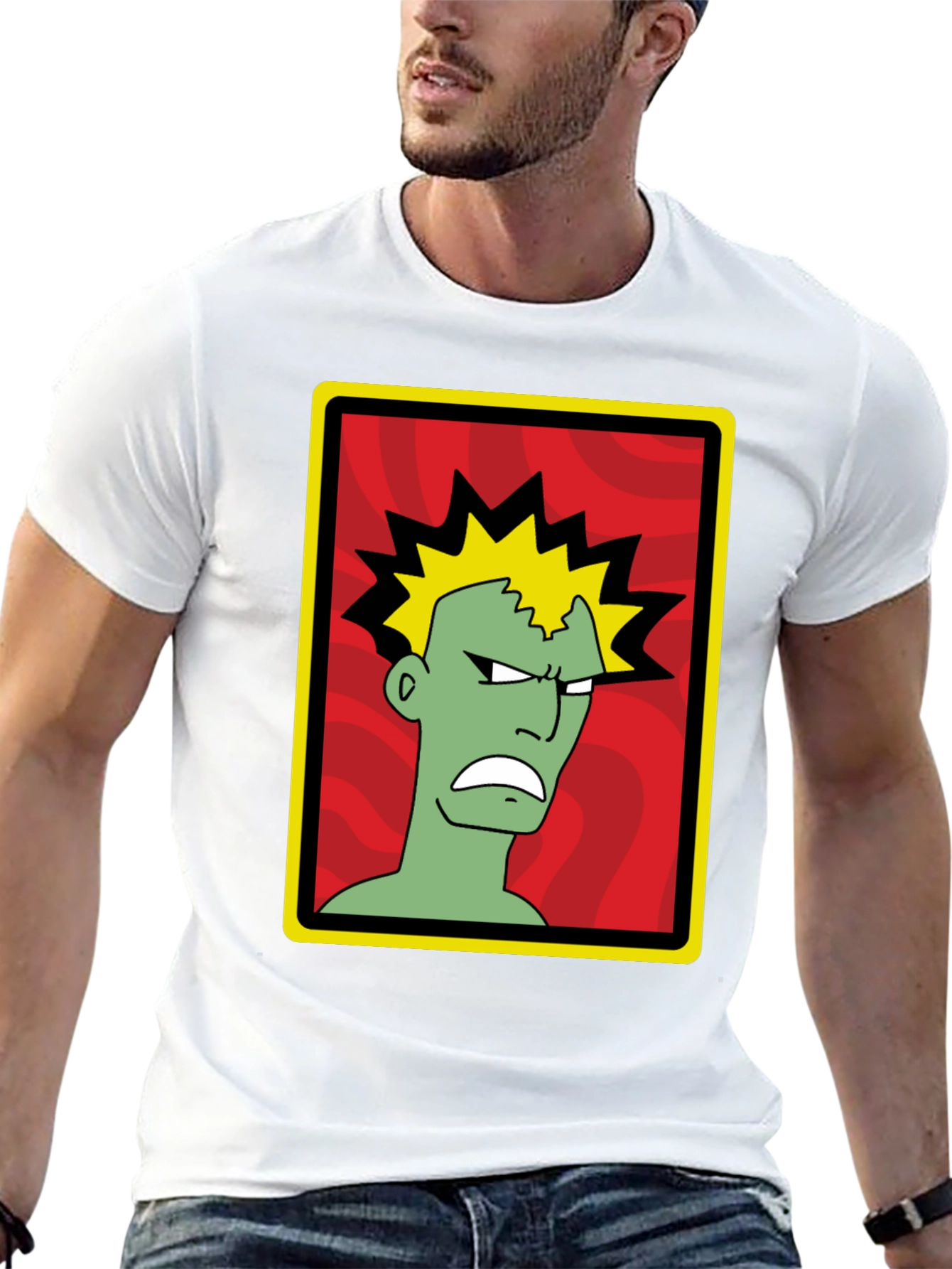 Ren and Stimpy Ren T-Shirt - Black