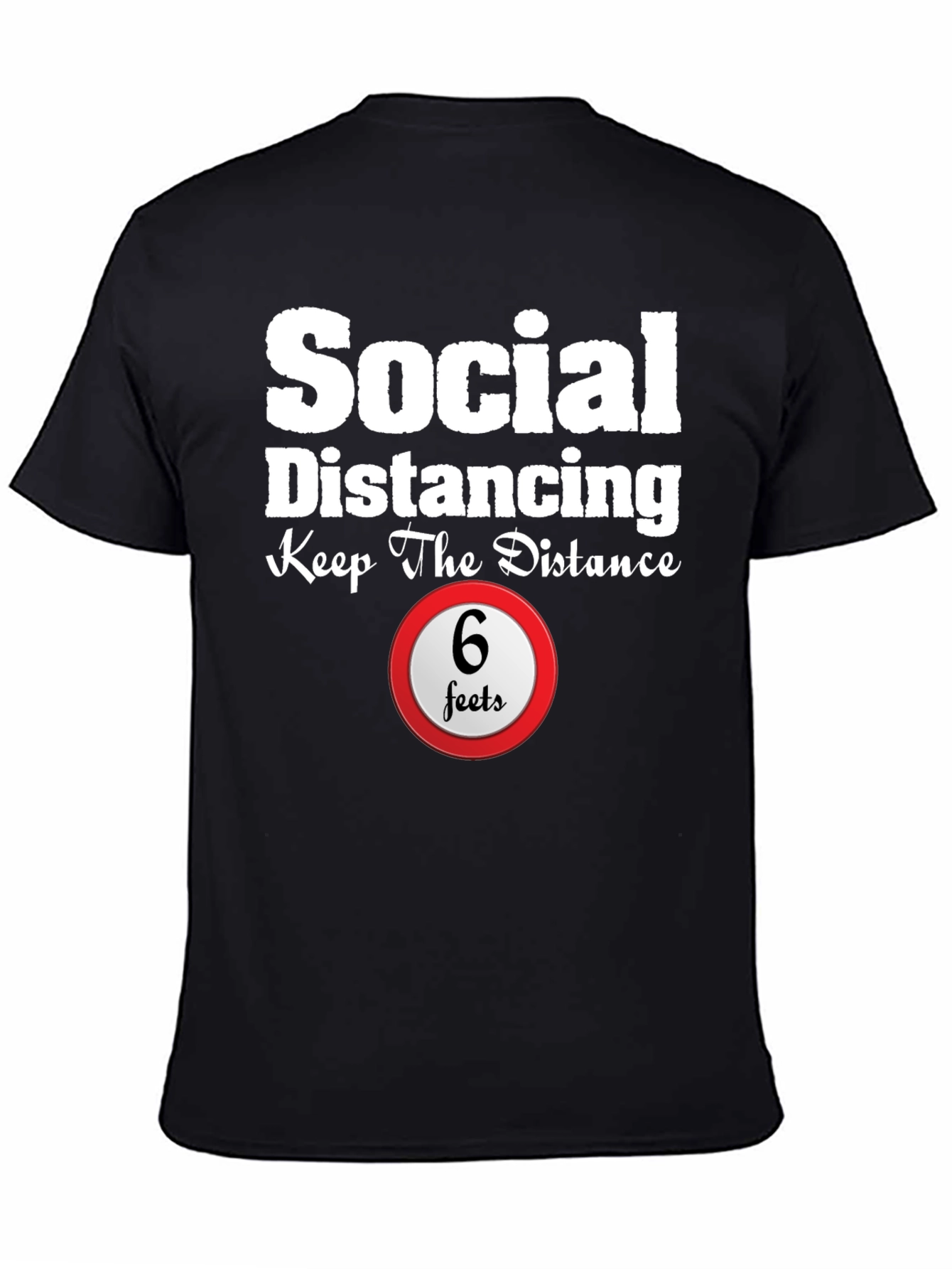Social Distancing Graphic Tee - Keep The Distance