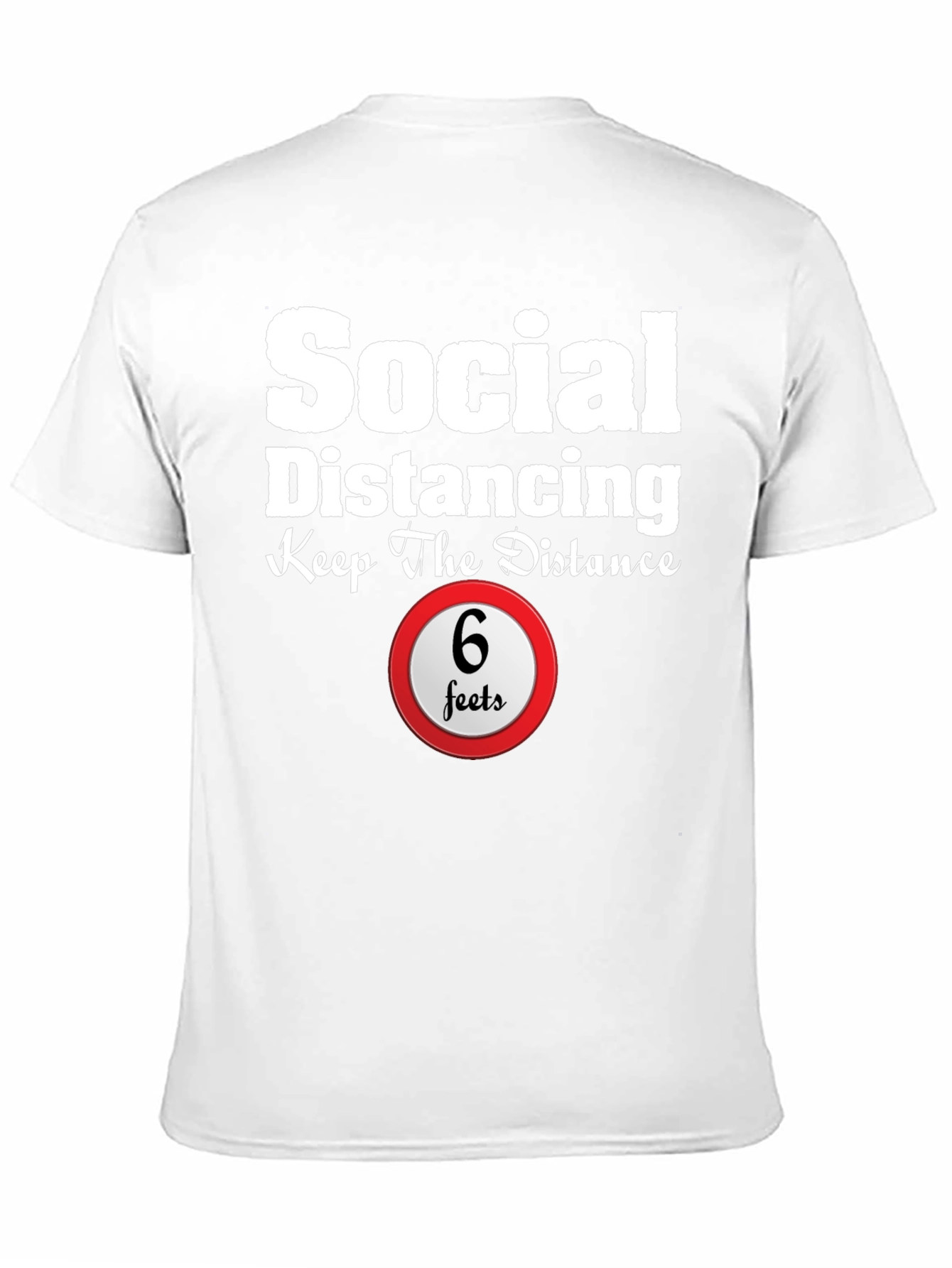 Social Distancing Graphic Tee - Keep The Distance