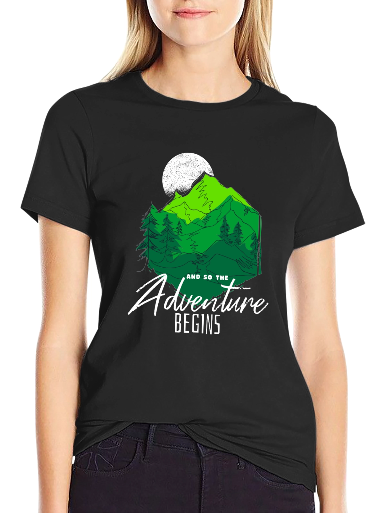Adventure Begins Graphic T-Shirt