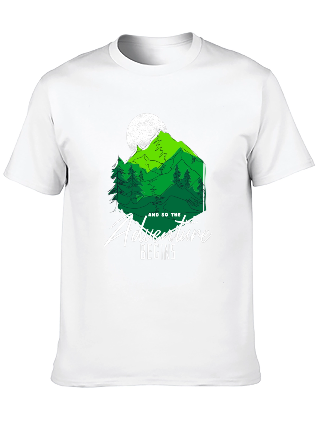 Adventure Begins Graphic T-Shirt