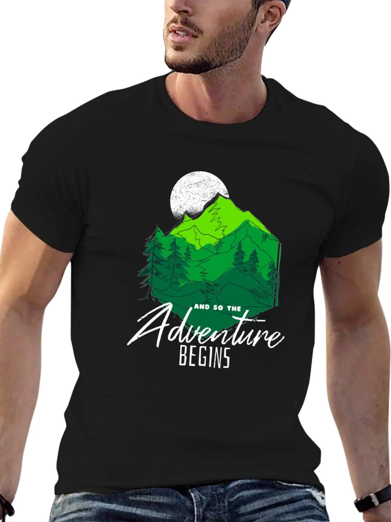 Adventure Begins Graphic T-Shirt
