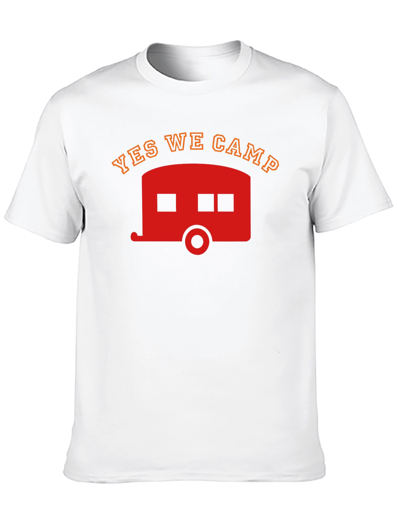 Yes We Camp T-Shirt - Retro Camper Graphic Tee