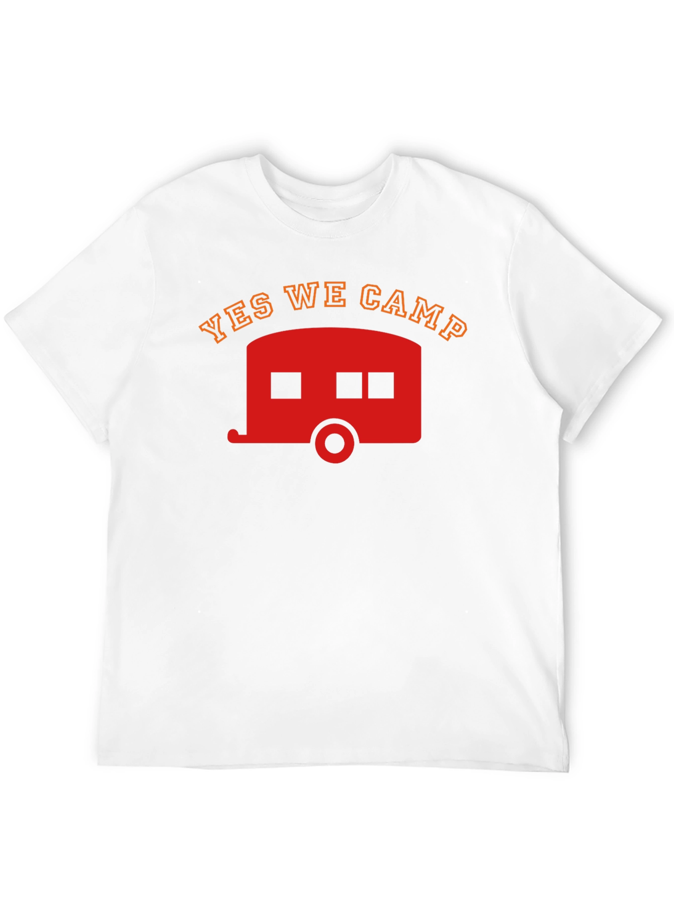 Yes We Camp T-Shirt - Retro Camper Graphic Tee