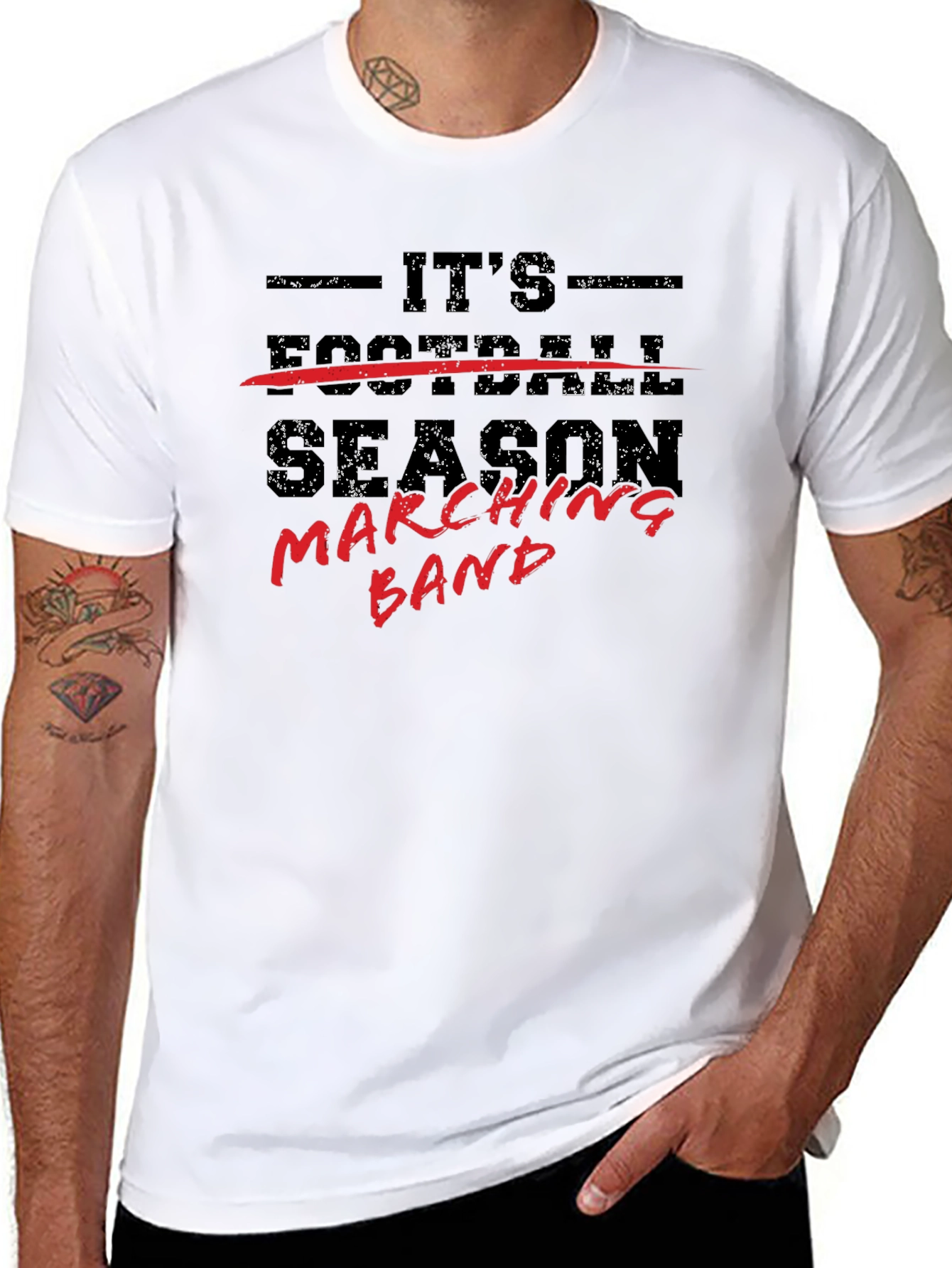 Marching Band Season T-Shirt - Black