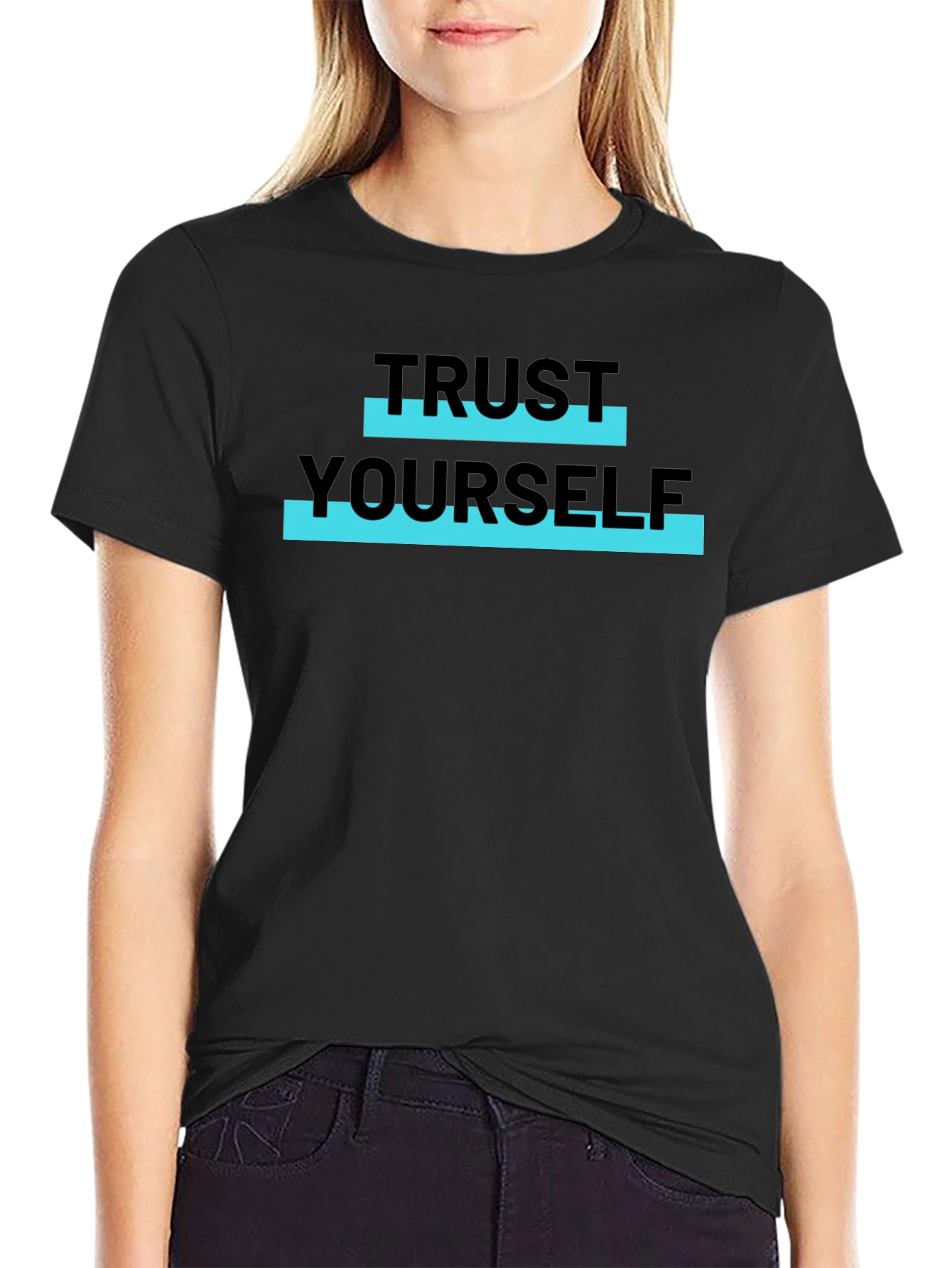 Trust Yourself Black T-Shirt