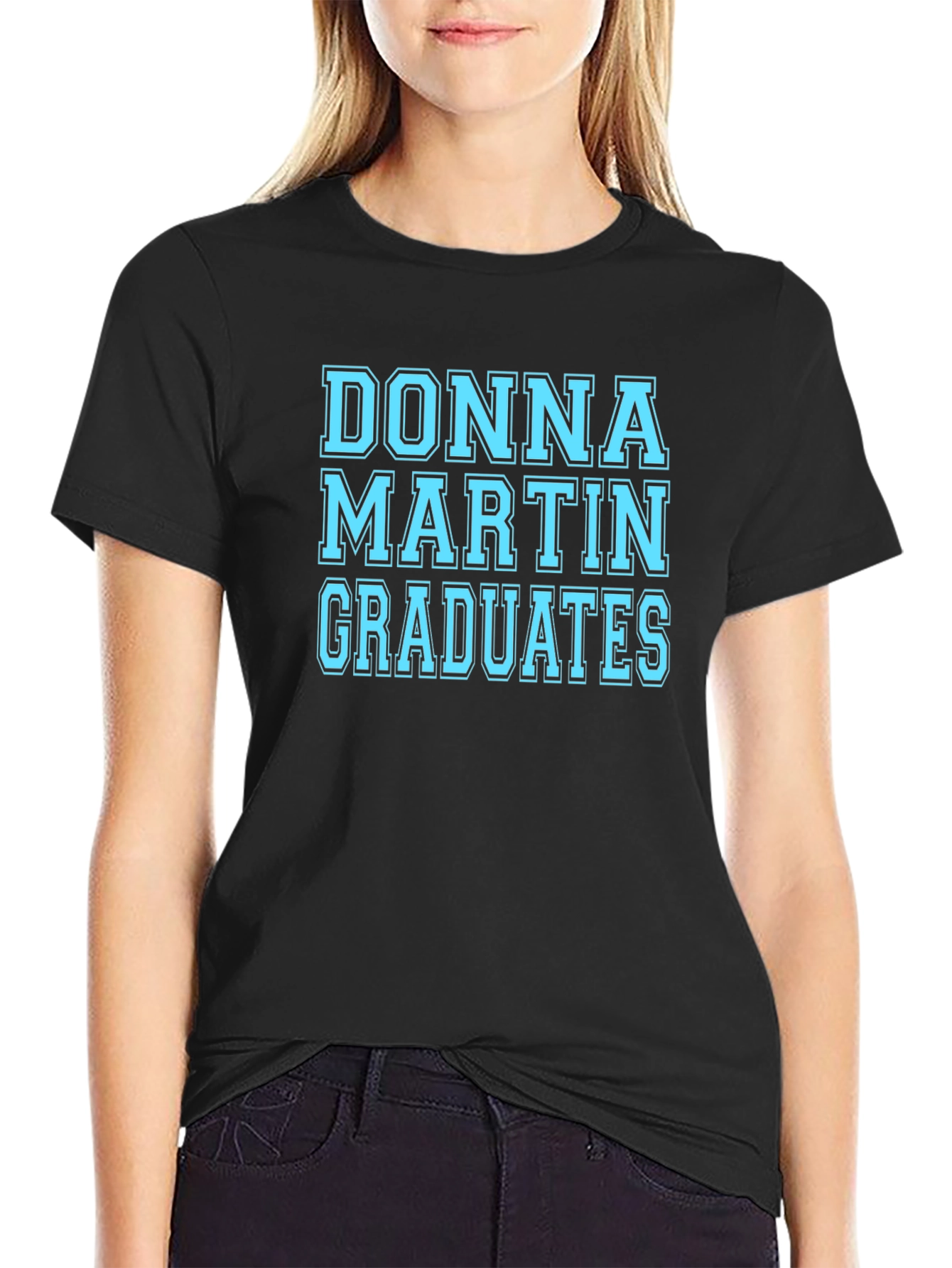 Donna Martin Graduates Black T-Shirt