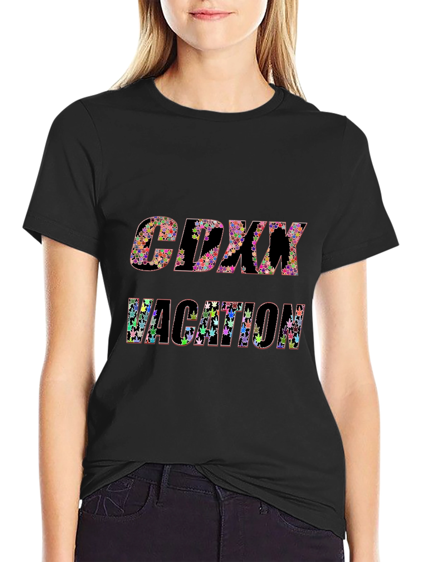 CDXX Vacation Black T-Shirt