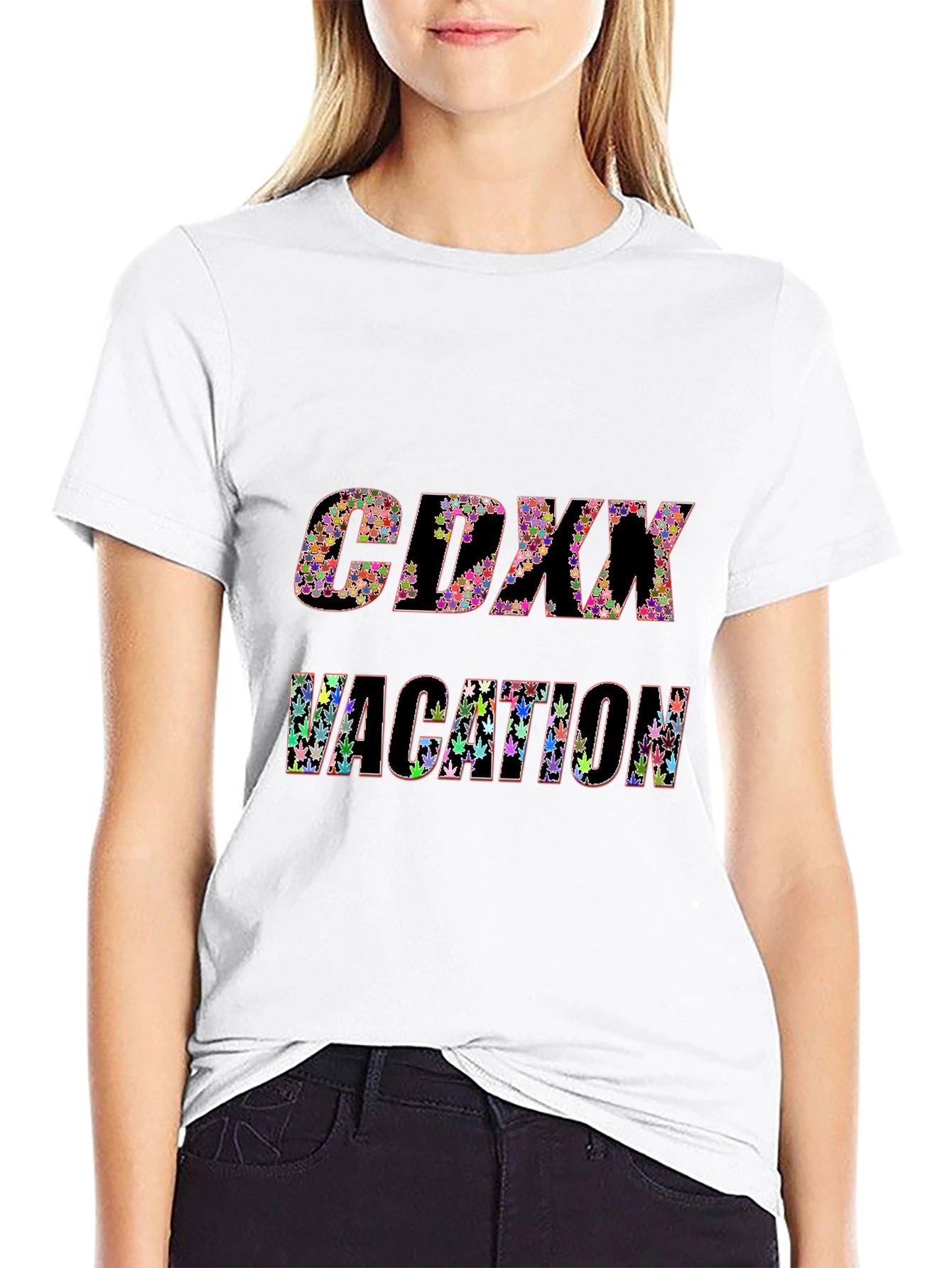 CDXX Vacation Black T-Shirt
