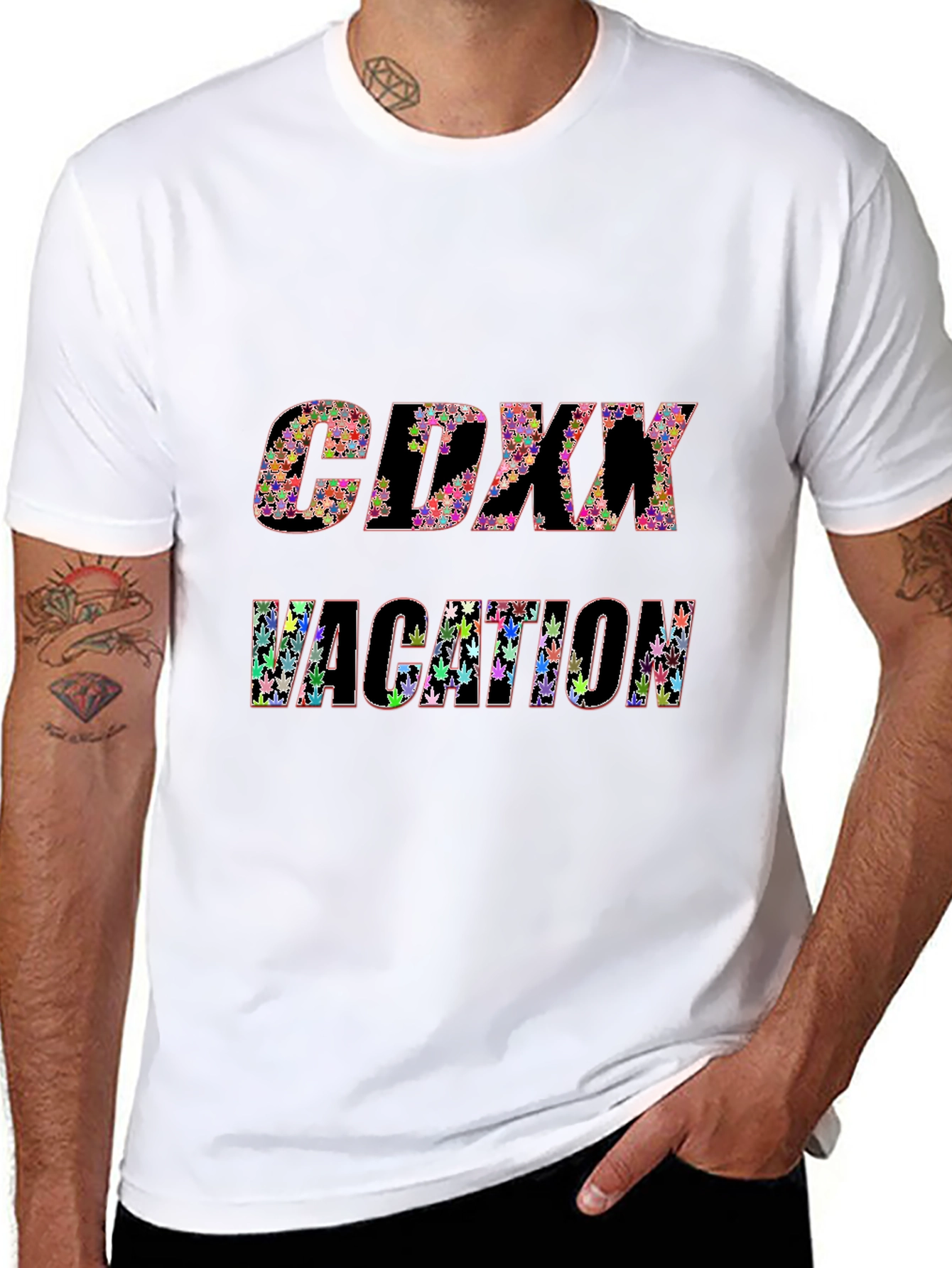 CDXX Vacation Black T-Shirt
