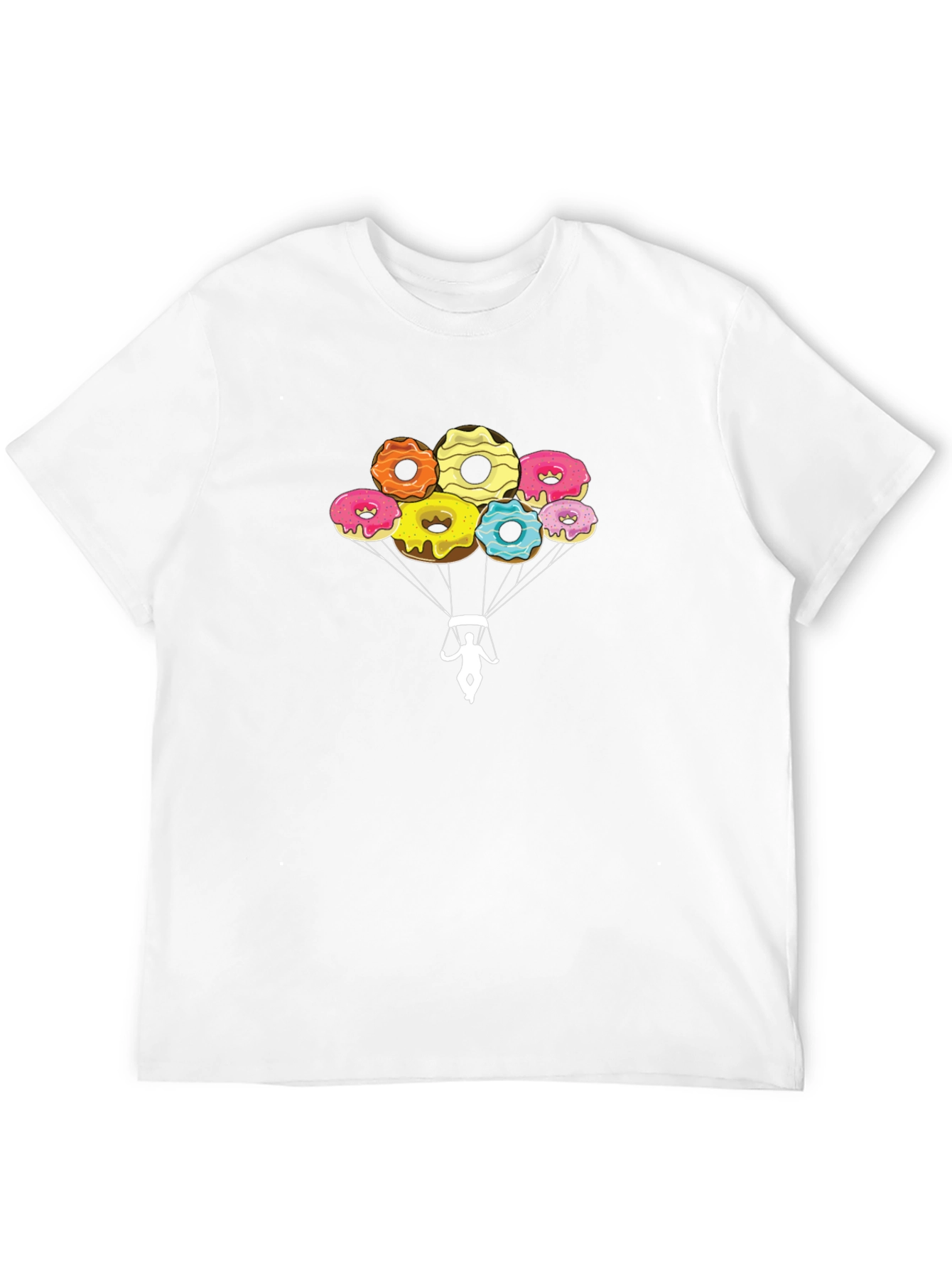Donut Parachute Graphic T-Shirt