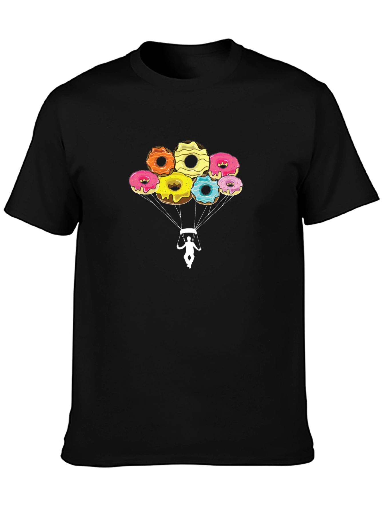 Donut Parachute Graphic T-Shirt