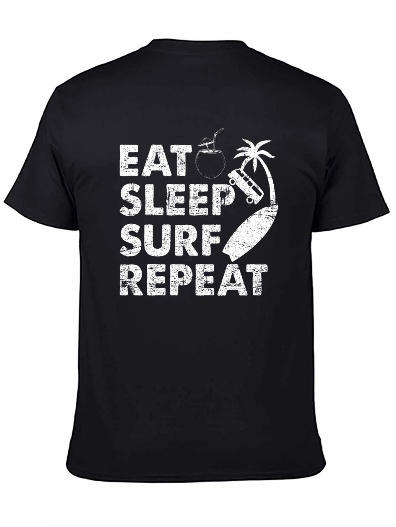 Eat Sleep Surf Repeat Graphic Tee