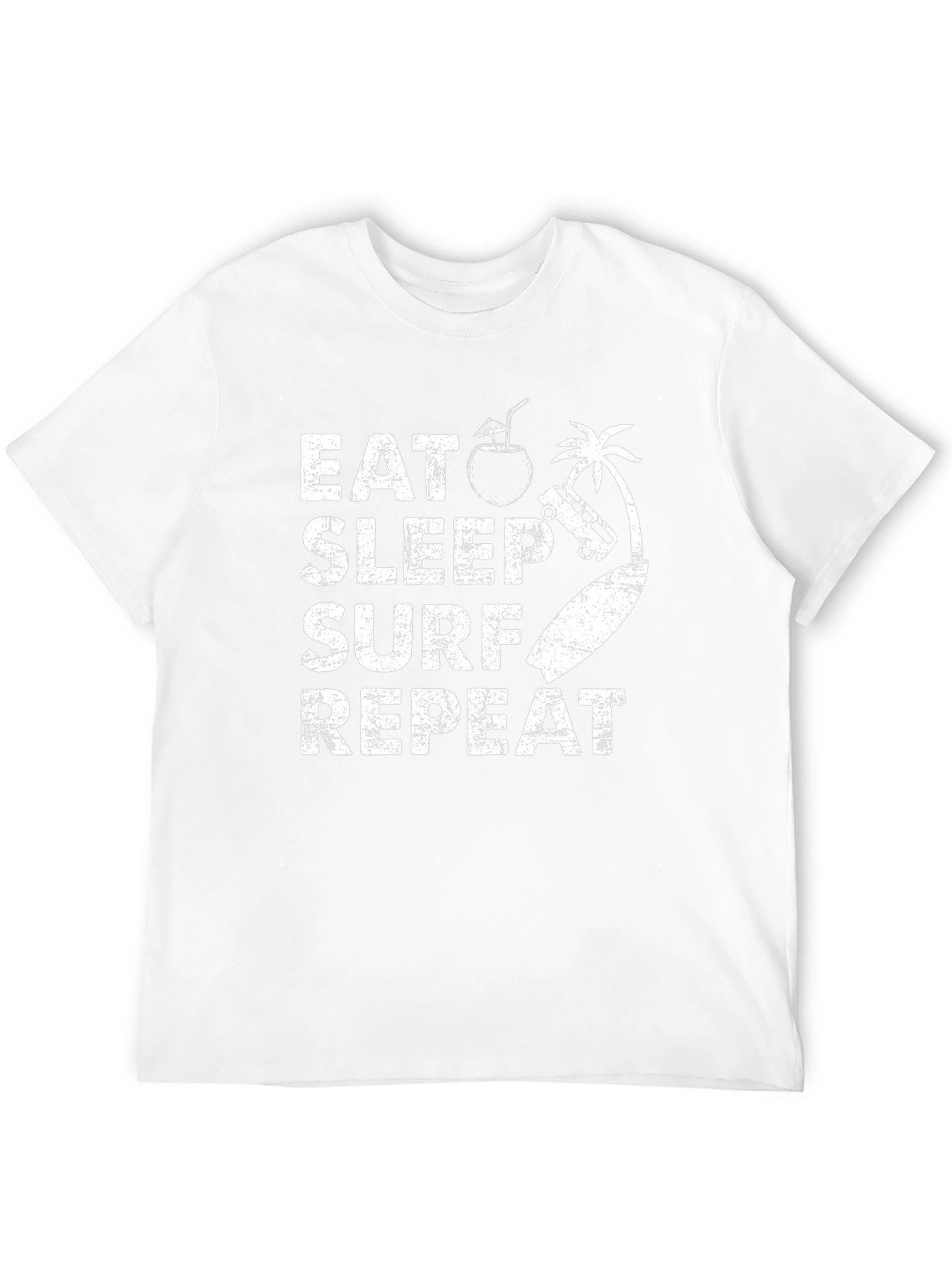 Eat Sleep Surf Repeat Graphic Tee